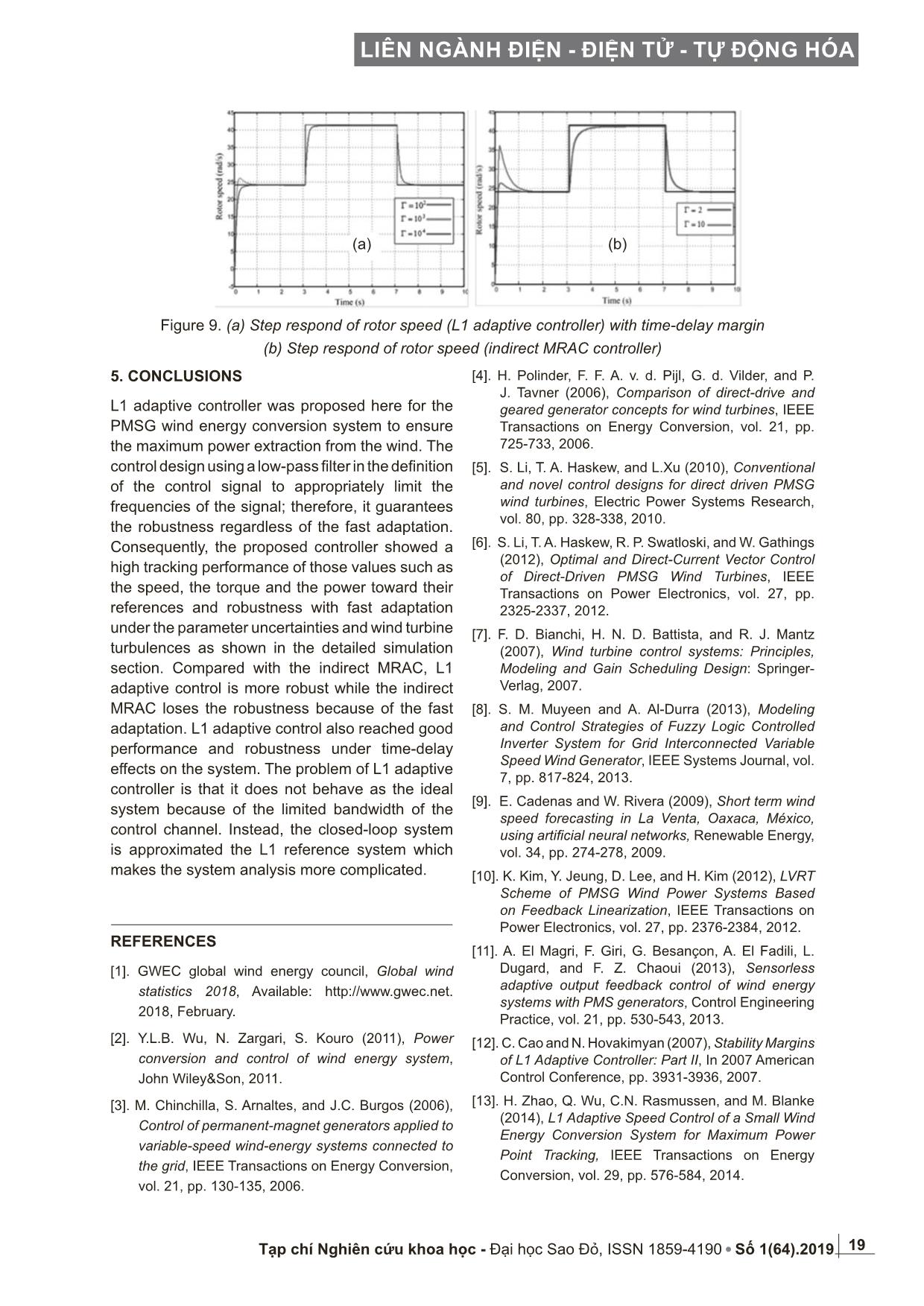 Thiết kế bộ điều khiển thích nghi L1 cho hệ thống tuabin gió PMSG trang 8