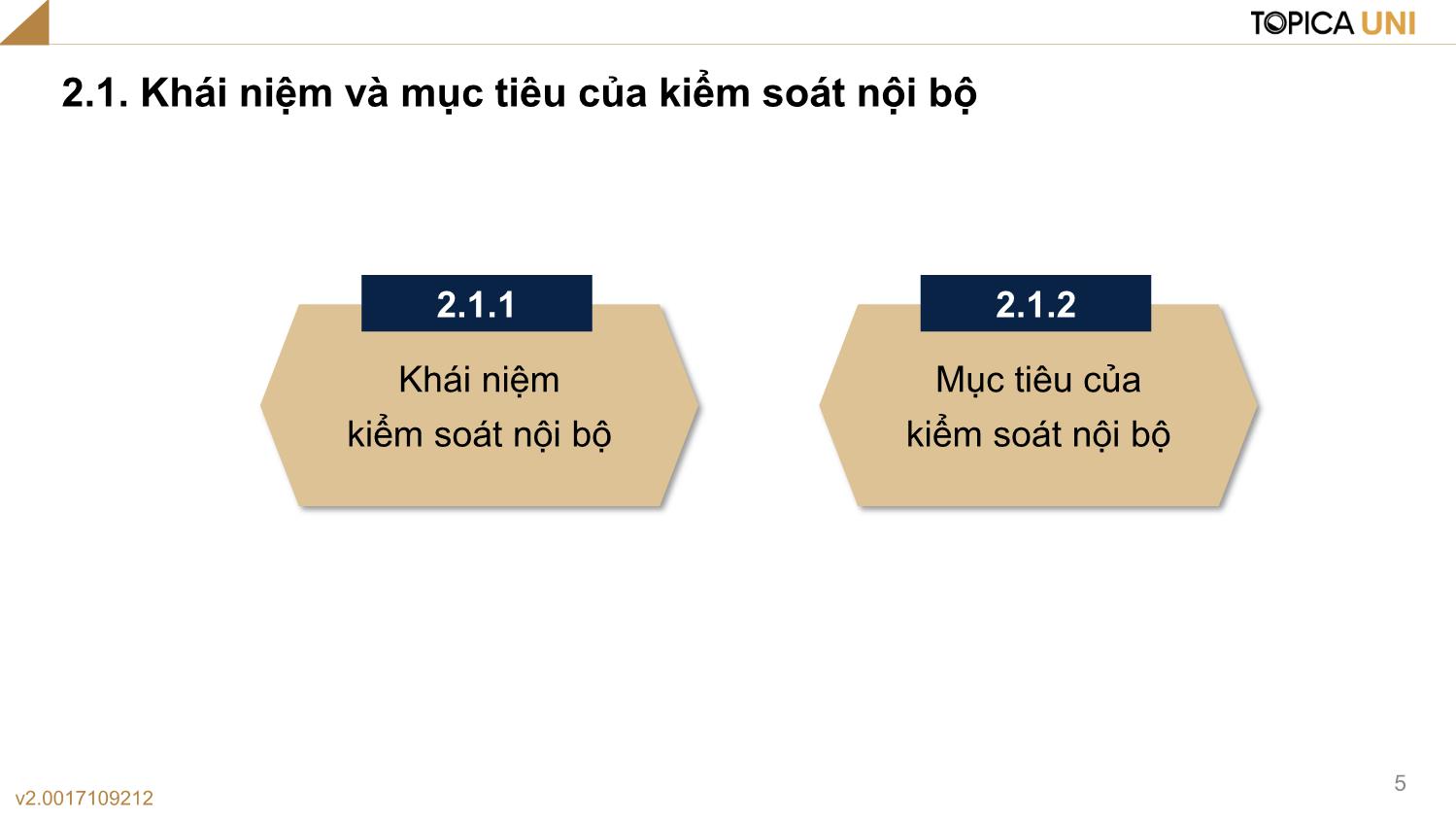 Bài giảng Lý thuyết kiểm toán - Bài 2: Kiểm soát nội bộ - Phạm Thanh Thủy trang 5