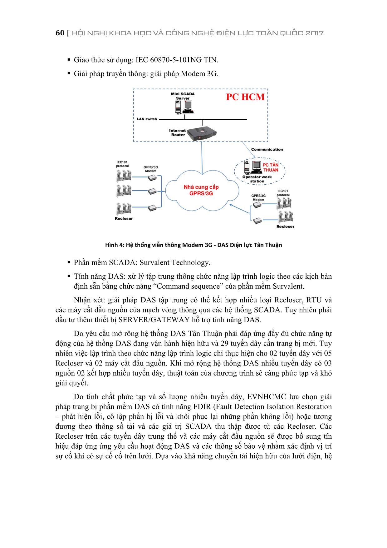 Ứng dụng tự động hóa lưới phân phối trong công tác nâng cao độ tin cậy cung cấp điện tại tổng công ty điện lực thành phố Hồ Chí Minh trang 6