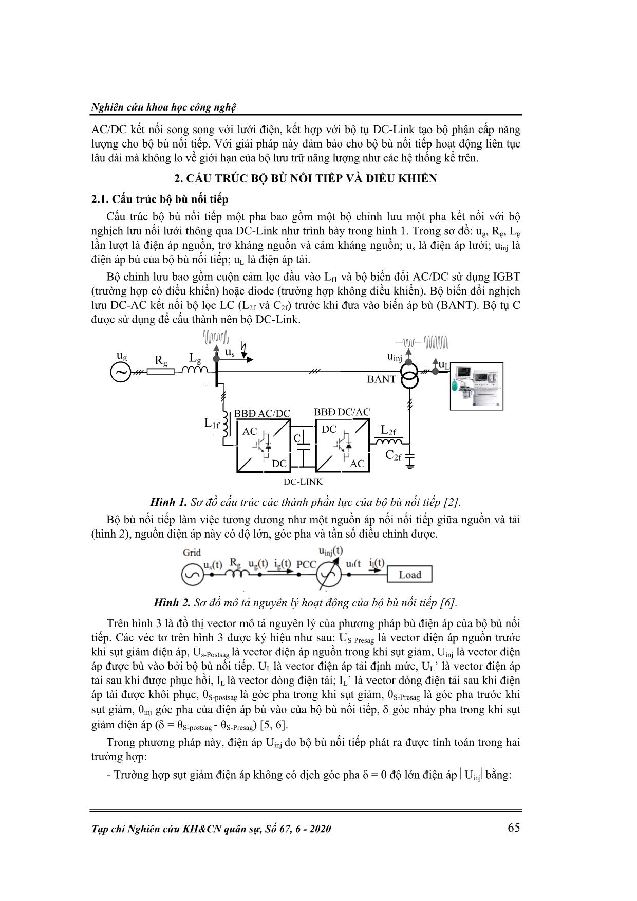 Giải pháp ổn định nhanh điện áp bằng bộ bù nối tiếp đảm bảo hoạt động cho các thiết bị y tế trước sự cố tăng giảm điện áp lưới dài hạn trang 2