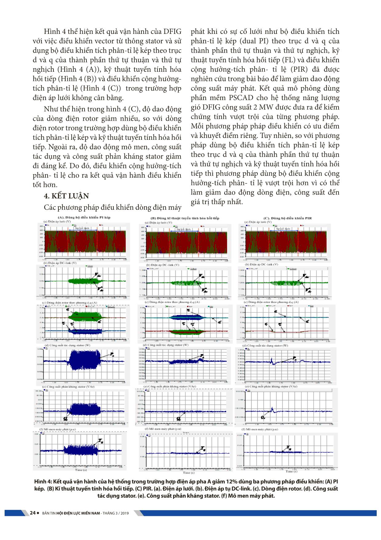 So sánh các phương pháp điều khiển dòng điện cho hệ thống turbine gió dùng DFIG trang 5