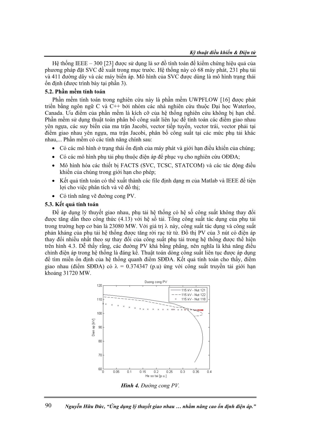 Ứng dụng lý thuyết giao nhau điểm yên ngựa xác định vị trí đặt svc nhằm nâng cao ổn định điện áp trang 9