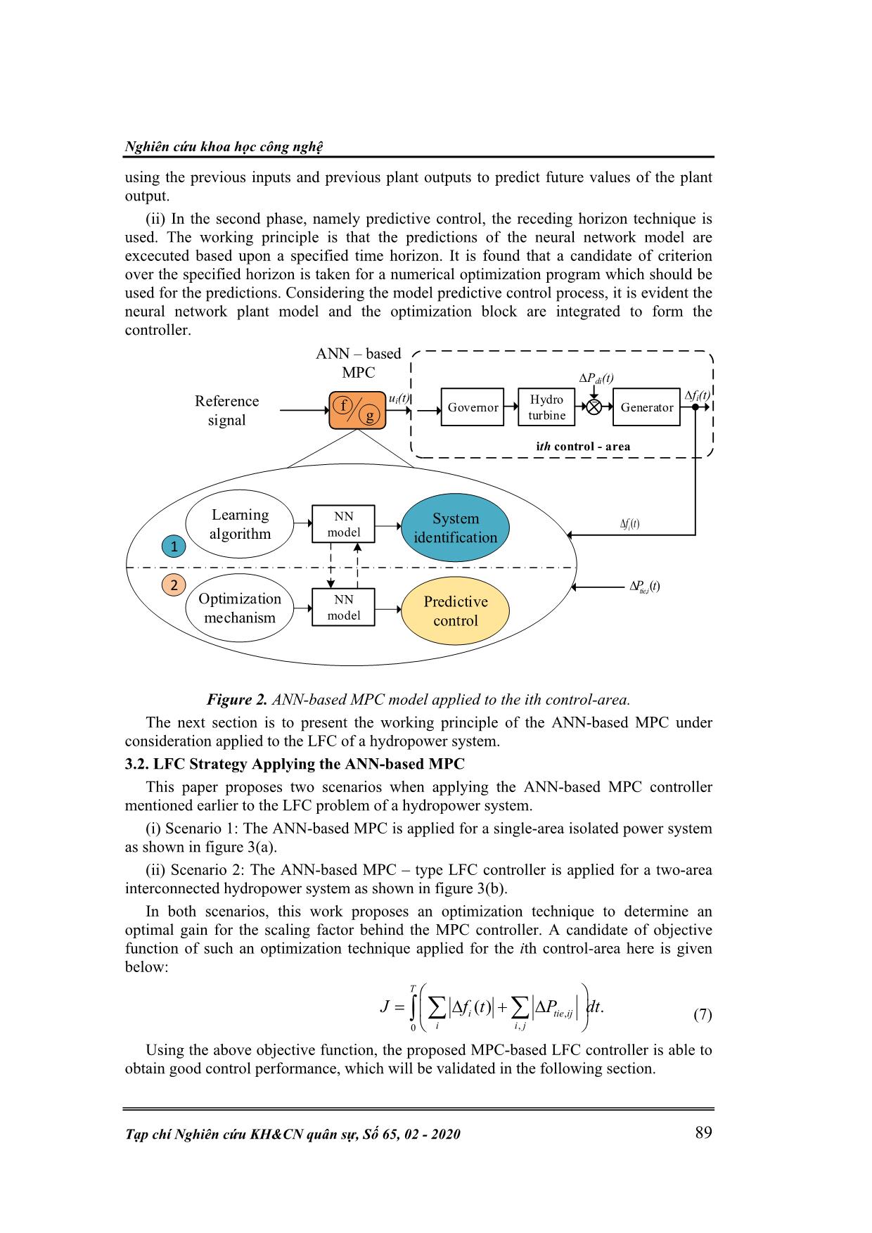 Study on application of ann - based mpc controllers for load-frequency control of an interconnected hydropower plant trang 4