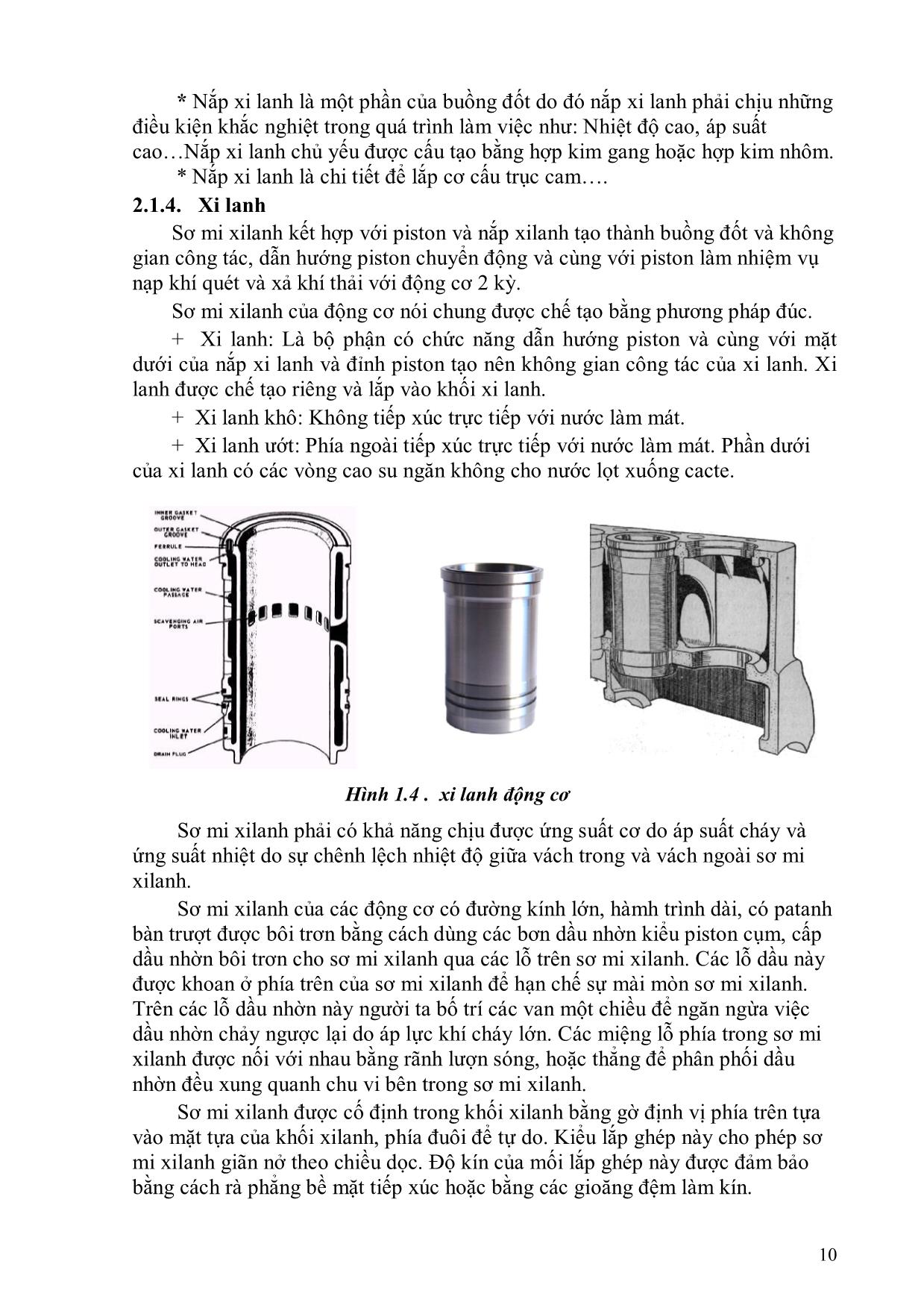 Giáo trình Mô đun Động cơ đốt trong - Điện dân dụng trang 10