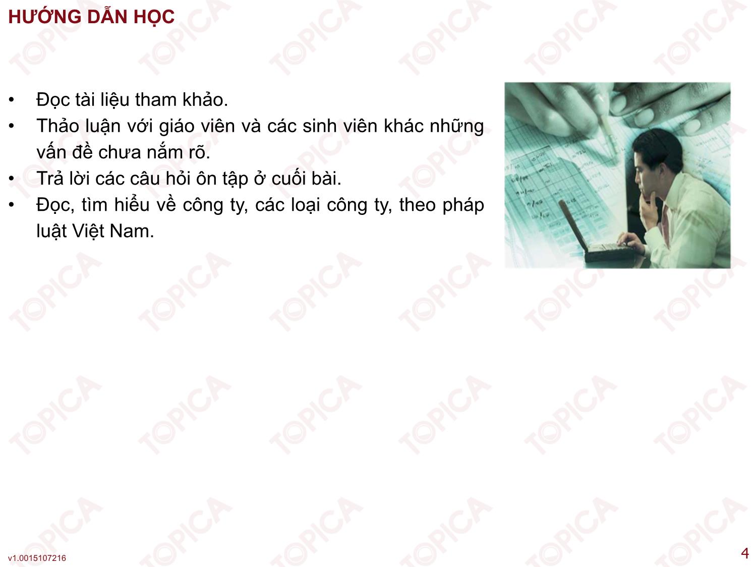 Bài giảng Kế toán công ty - Bài 1: Tổng quan về các loại hình công ty và kế toán công ty - Nguyễn Minh Phương trang 4