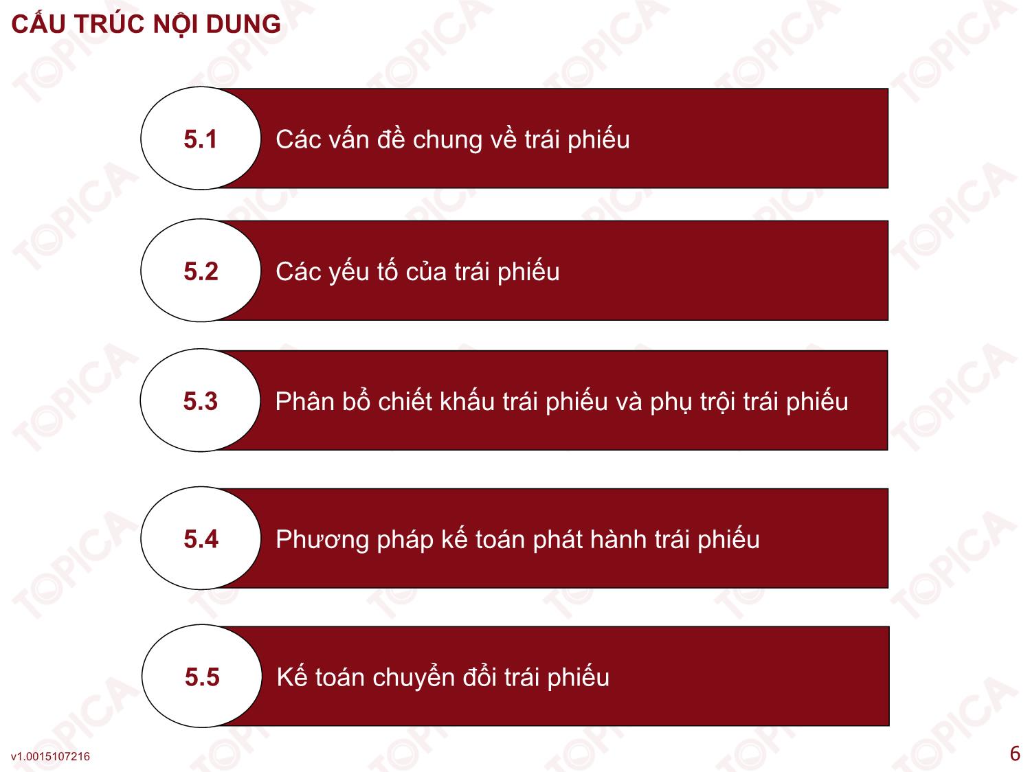 Bài giảng Kế toán công ty - Bài 5: Kế toán phát hành và thanh toán trái phiếu - Nguyễn Minh Phương trang 6