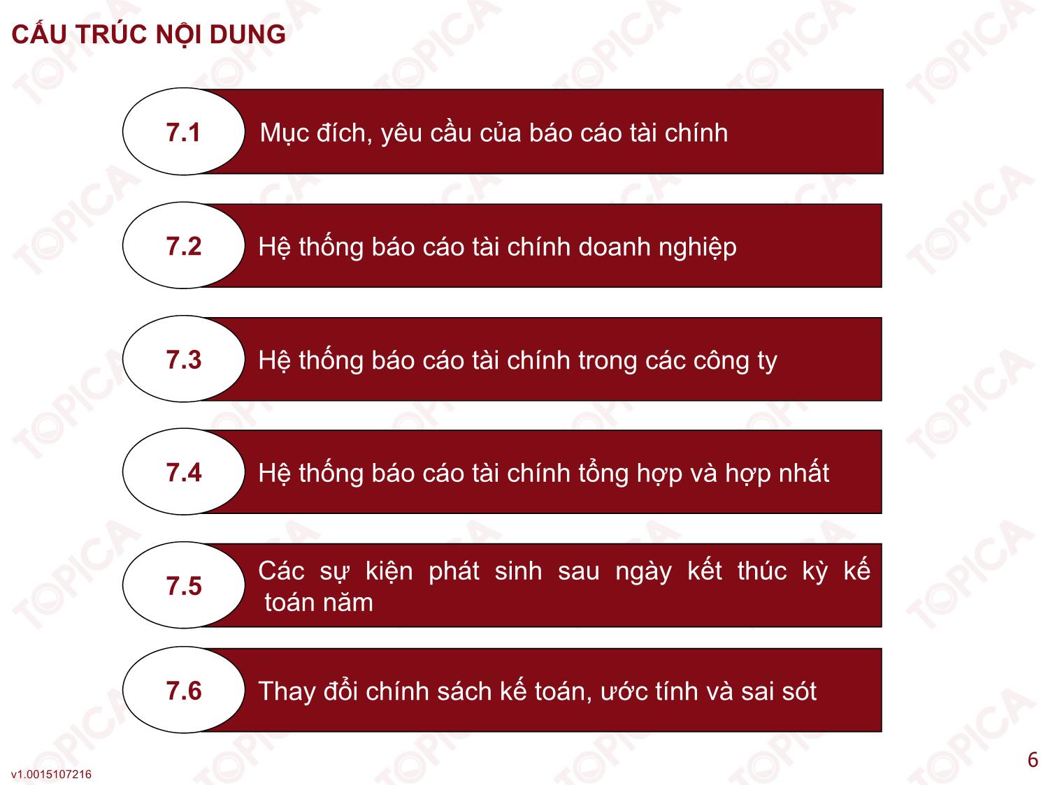 Bài giảng Kế toán công ty - Bài 7: Báo cáo tài chính trong các công ty - Nguyễn Minh Phương trang 6