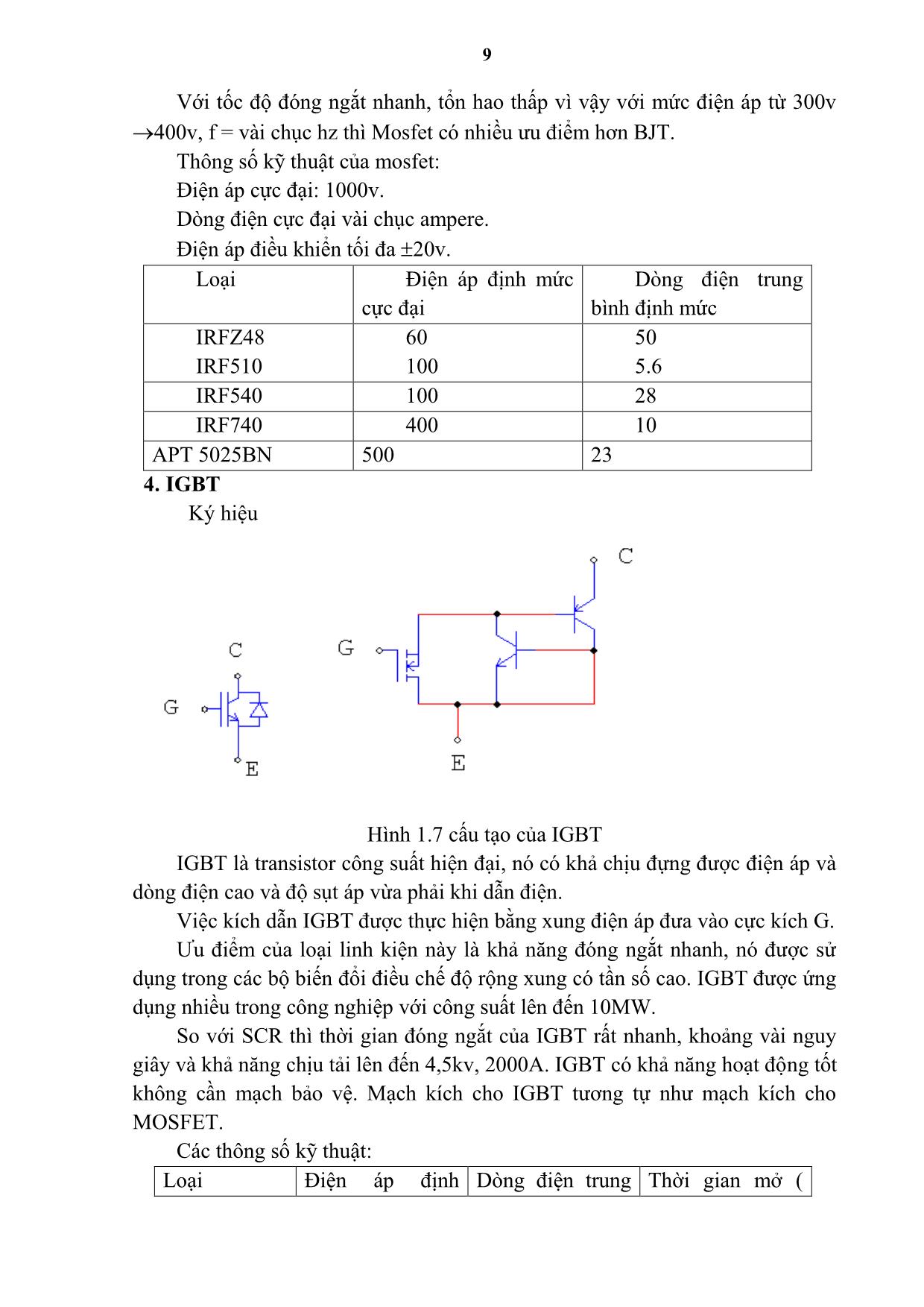 Giáo trình Điện tử công suất trang 10