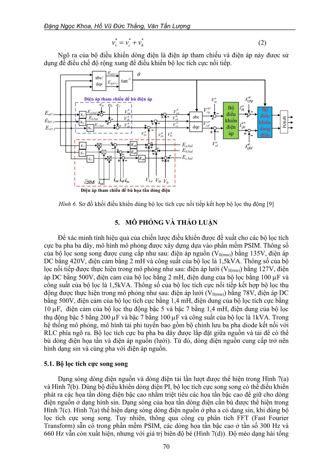 Đánh giá so sánh các giải pháp cải thiện chất lượng điện năng dùng bộ lọc tích cực trang 5