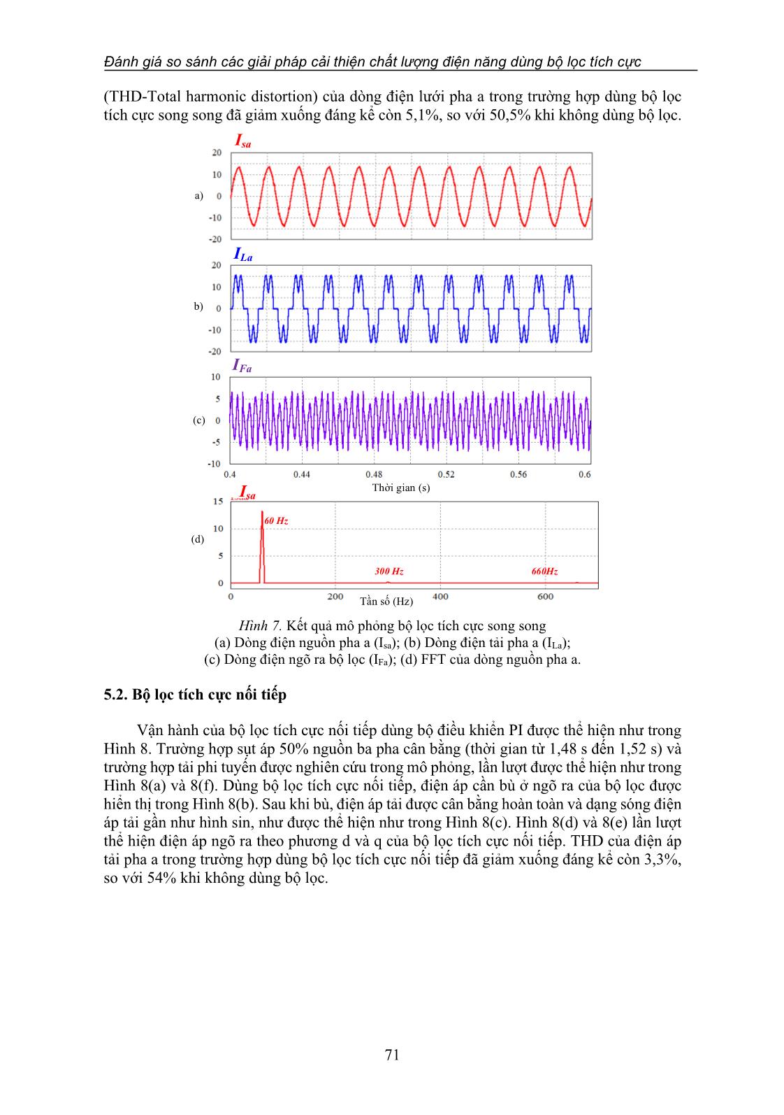 Đánh giá so sánh các giải pháp cải thiện chất lượng điện năng dùng bộ lọc tích cực trang 6