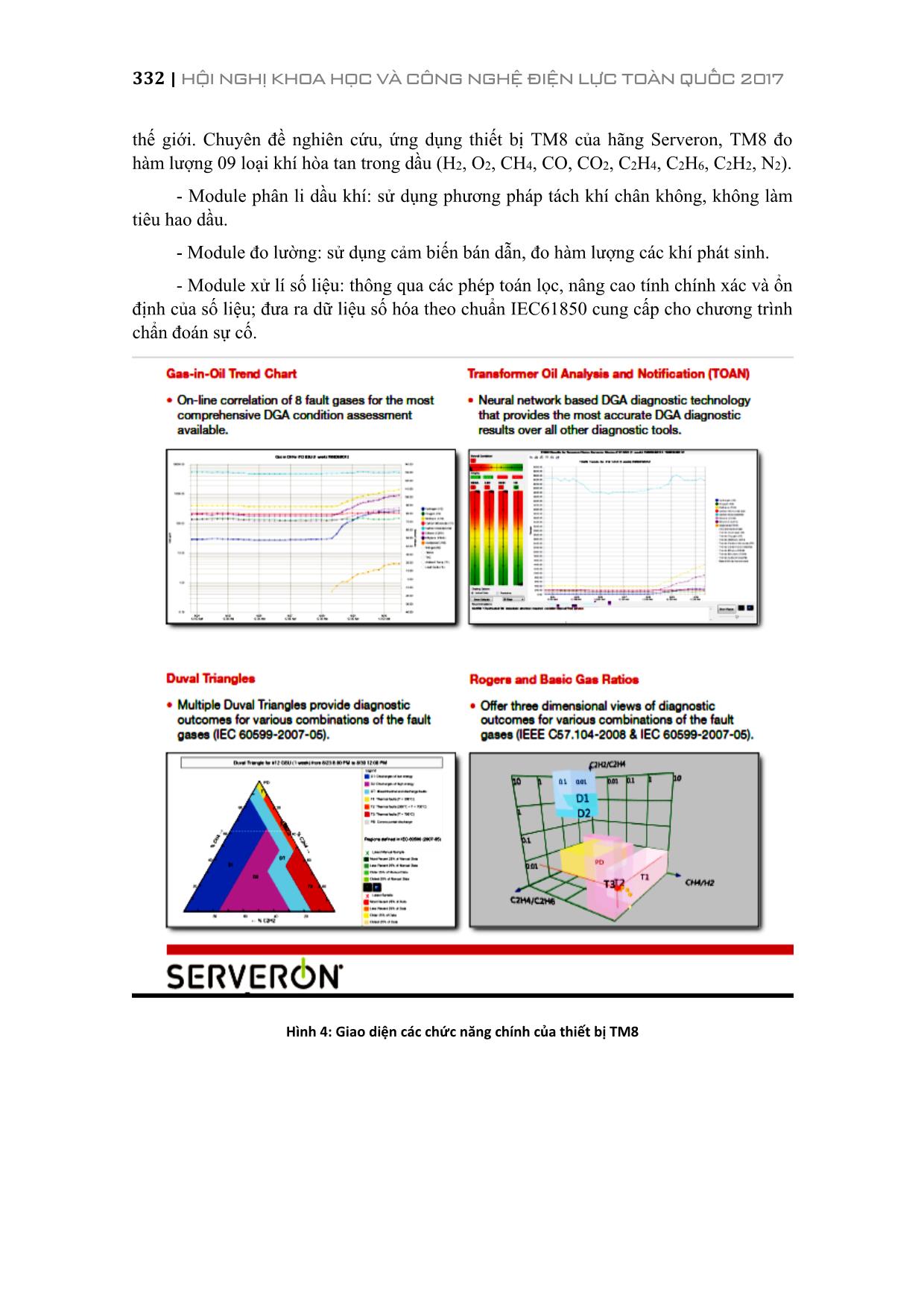Nghiên cứu ứng dụng phương pháp giám sát nhiệt độ điểm nóng cuộn dây và phương pháp phân tích thành phần khí hòa tan trong dầu cho hệ thống giám sát online mba trang 9