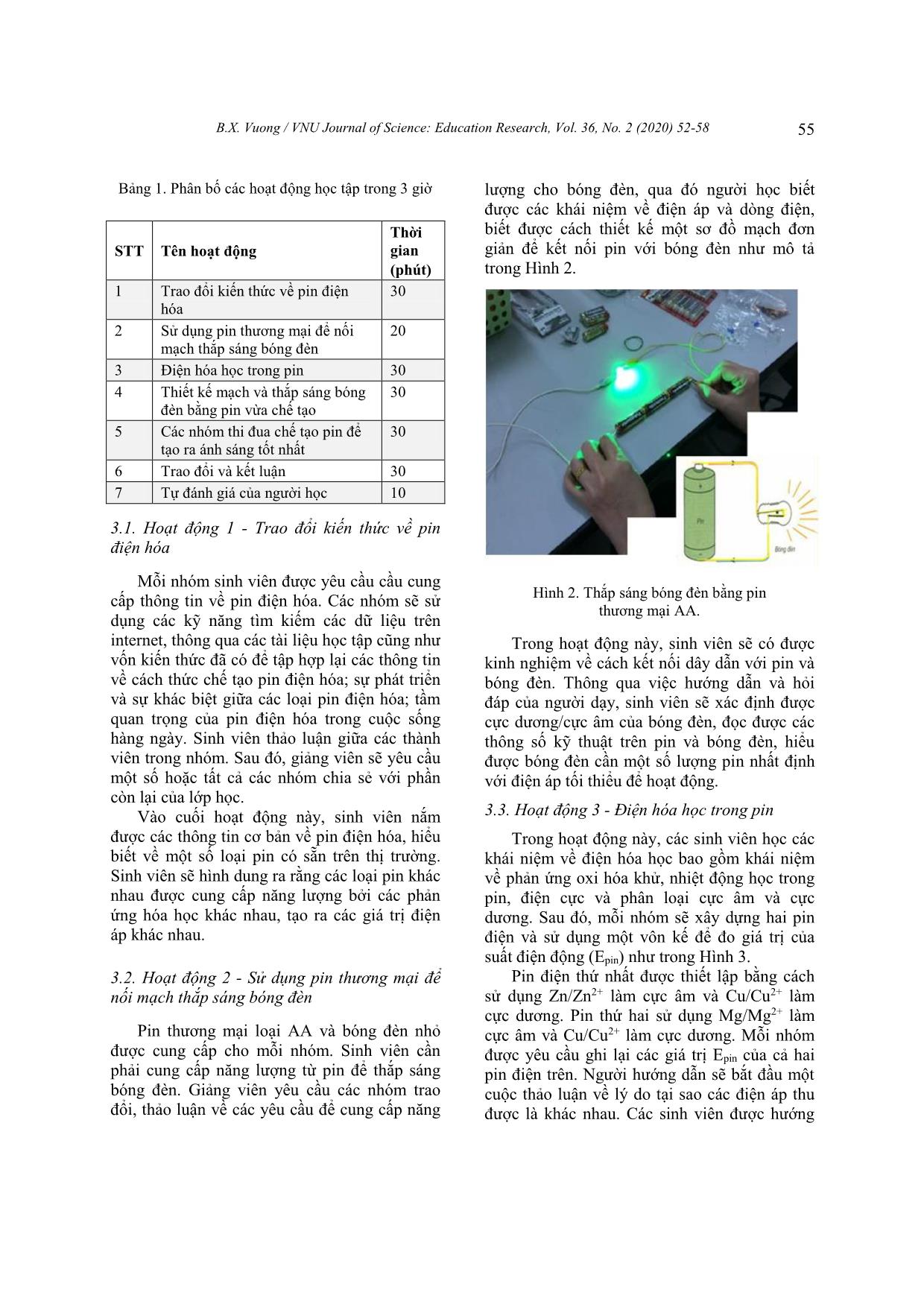 Chế tạo pin điện hóa trong phòng thí nghiệm theo mô hình dạy học STEM trang 4