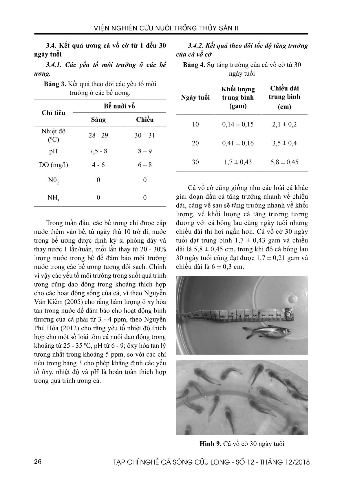 Kết quả lưu giữ và sinh sản nhân tạo cá vồ cờ (Pangasius sanitwongsei SMITH, 1931) trang 6