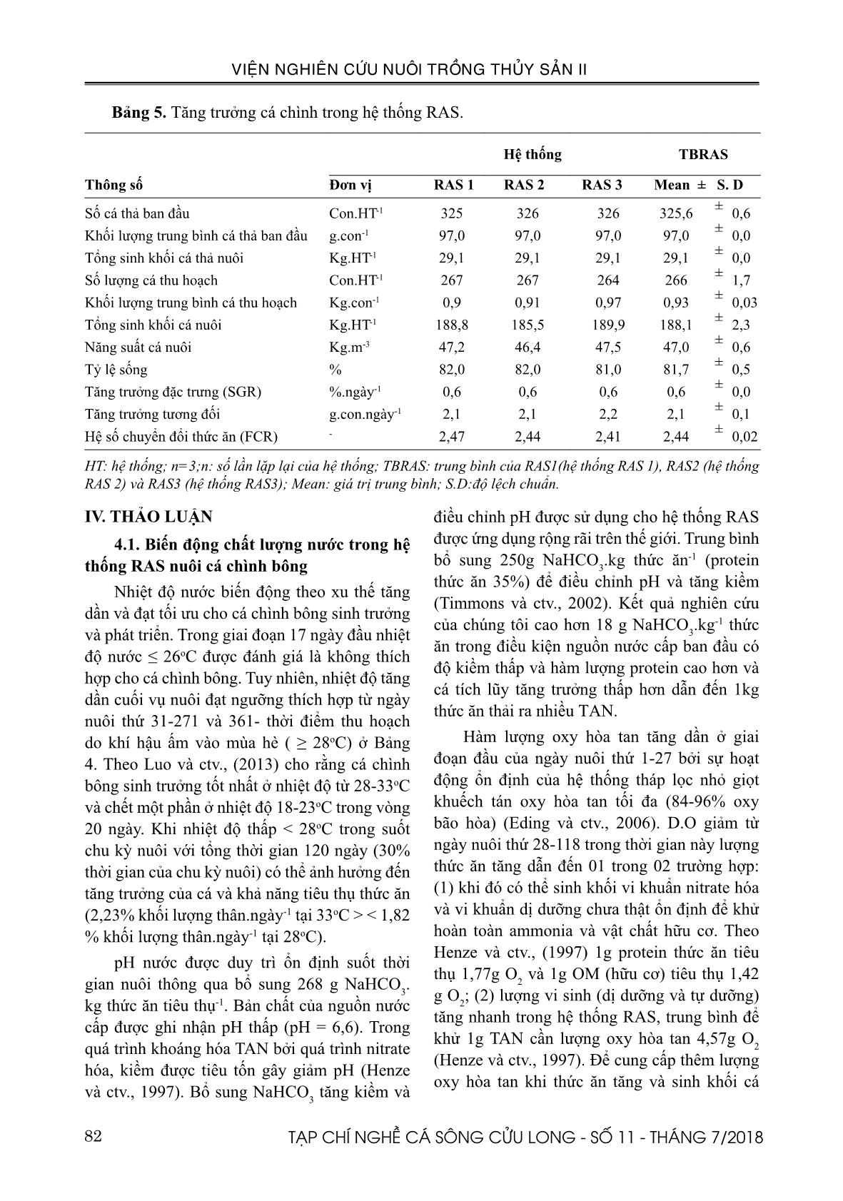 Ứng dụng công nghệ tuần hoàn để nuôi cá chình bông (Anguilla marmorata Quoy & Gaimard, 1824) trang 6