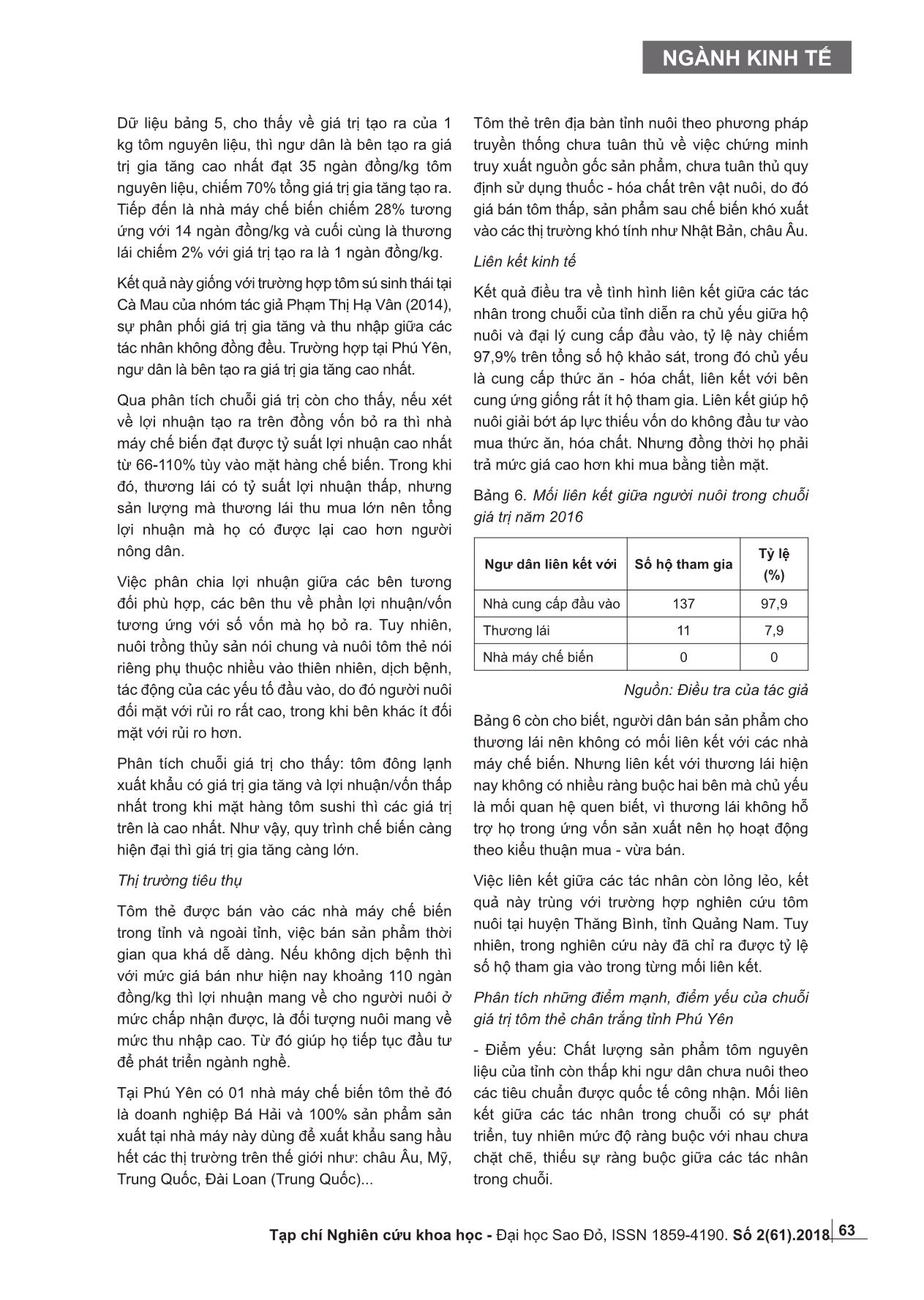 Phát triển chuỗi giá trị tôm thẻ chân trắng tỉnh Phú Yên trang 5