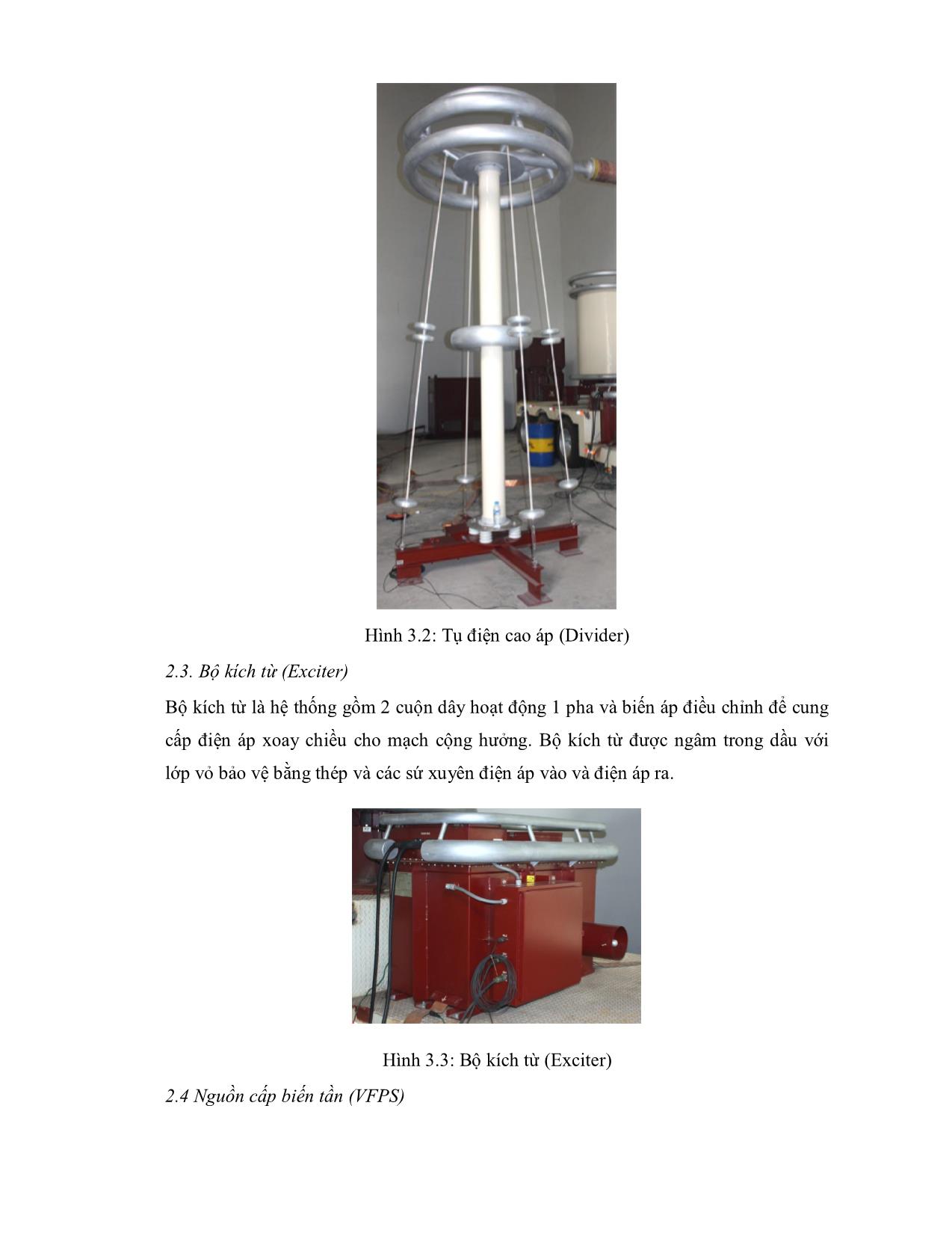 Sử dụng hệ thống thử nghiệm xoay chiều di động kiểu biến tần vào thử nghiệm điện áp xoay chiều cho trạm biến áp với cách điện khí (GIS) cấp điện áp tới 220kV trang 4