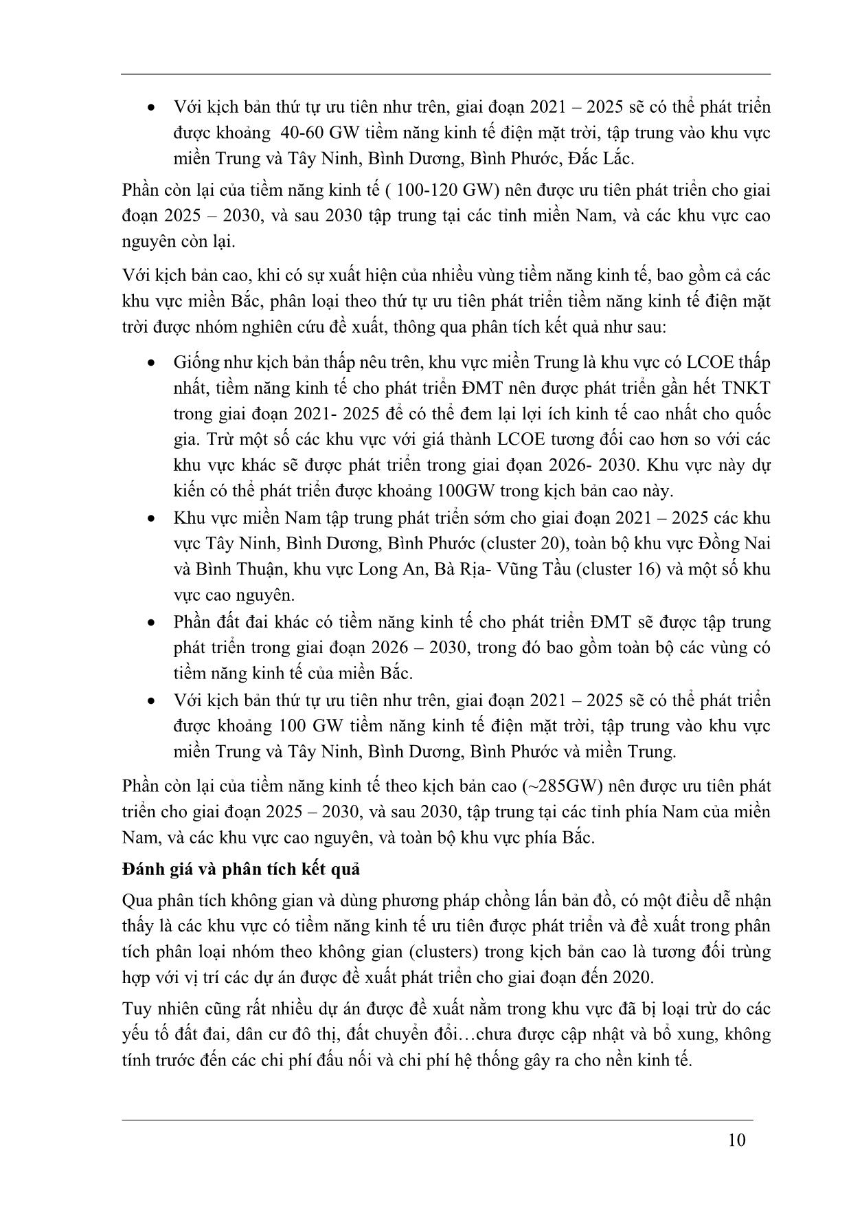 Đánh giá tiềm năng năng lượng mặt trời cho phát điện ở Việt Nam – triển vọng và nhận định trang 10