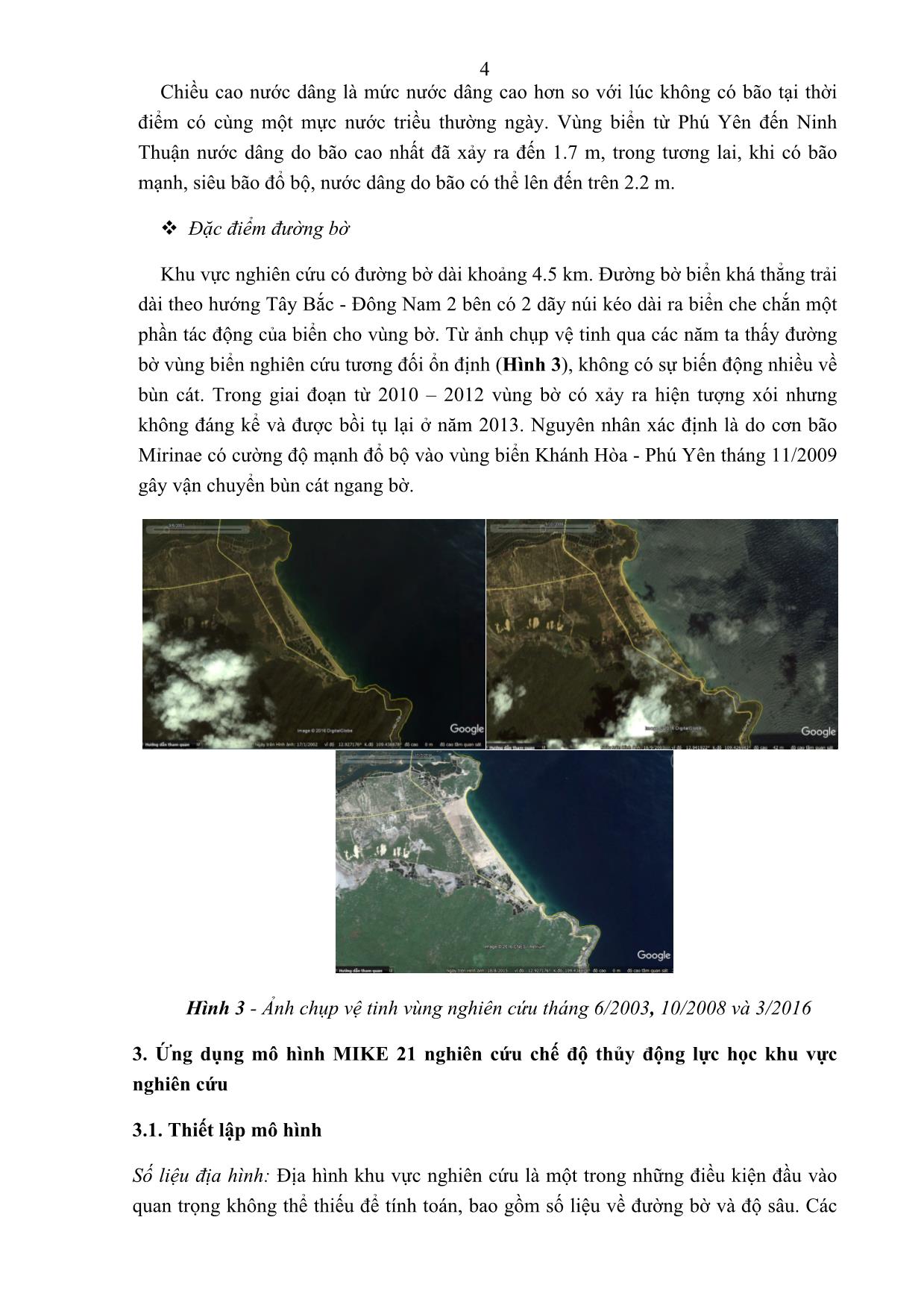Nghiên cứu chế độ thủy động lực học khu vực bãi gốc - Phú Yên trang 4