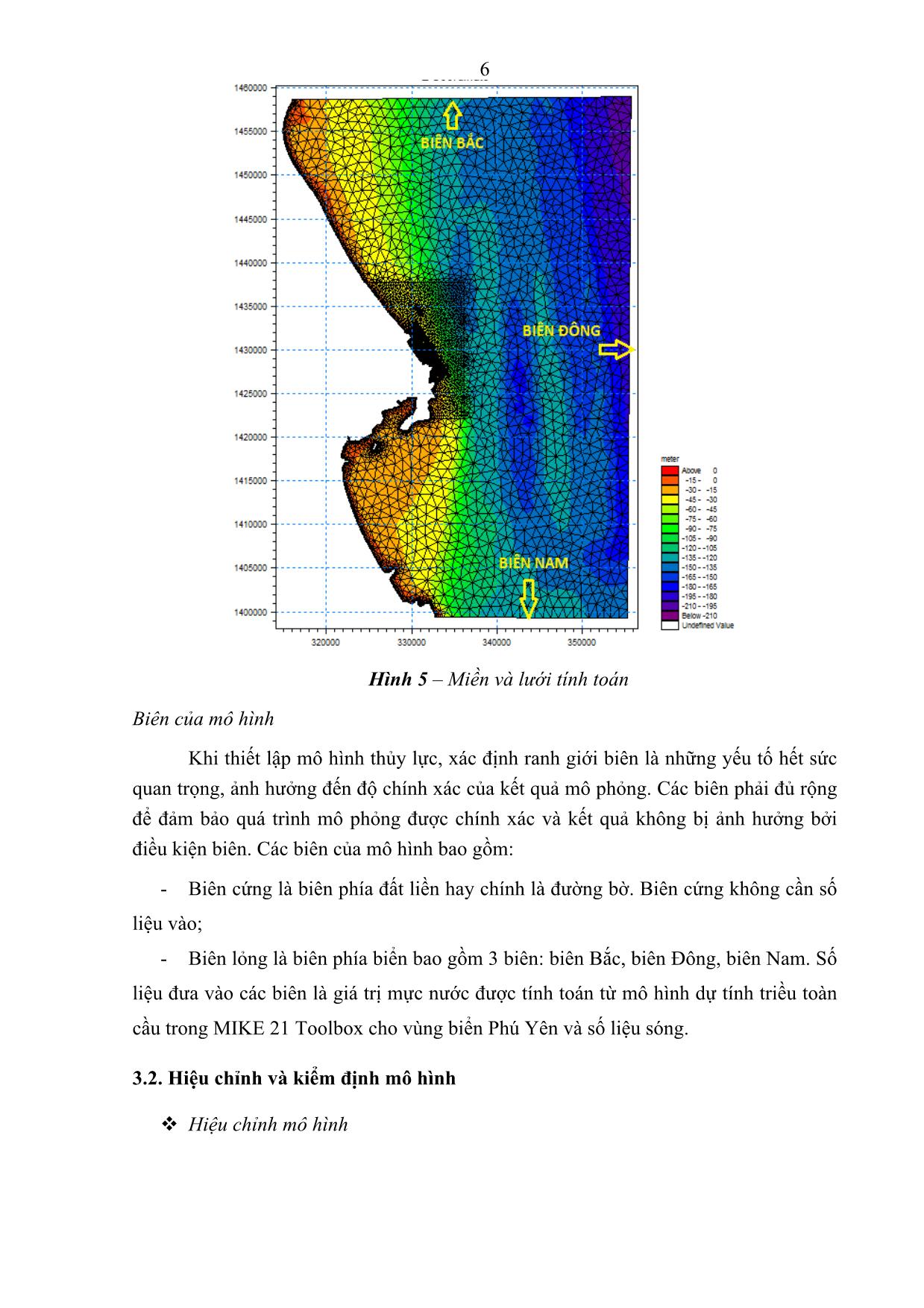Nghiên cứu chế độ thủy động lực học khu vực bãi gốc - Phú Yên trang 6