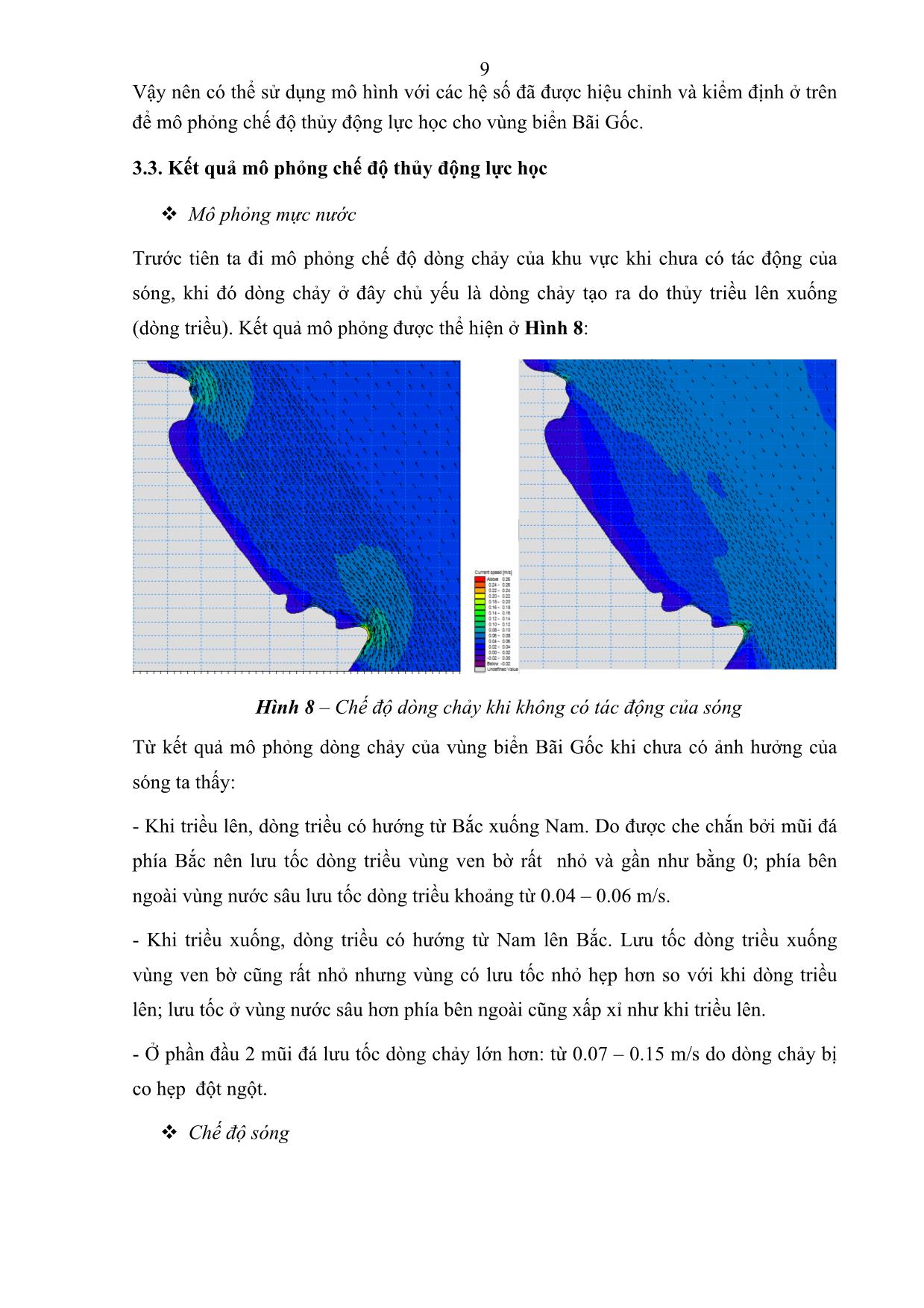 Nghiên cứu chế độ thủy động lực học khu vực bãi gốc - Phú Yên trang 9