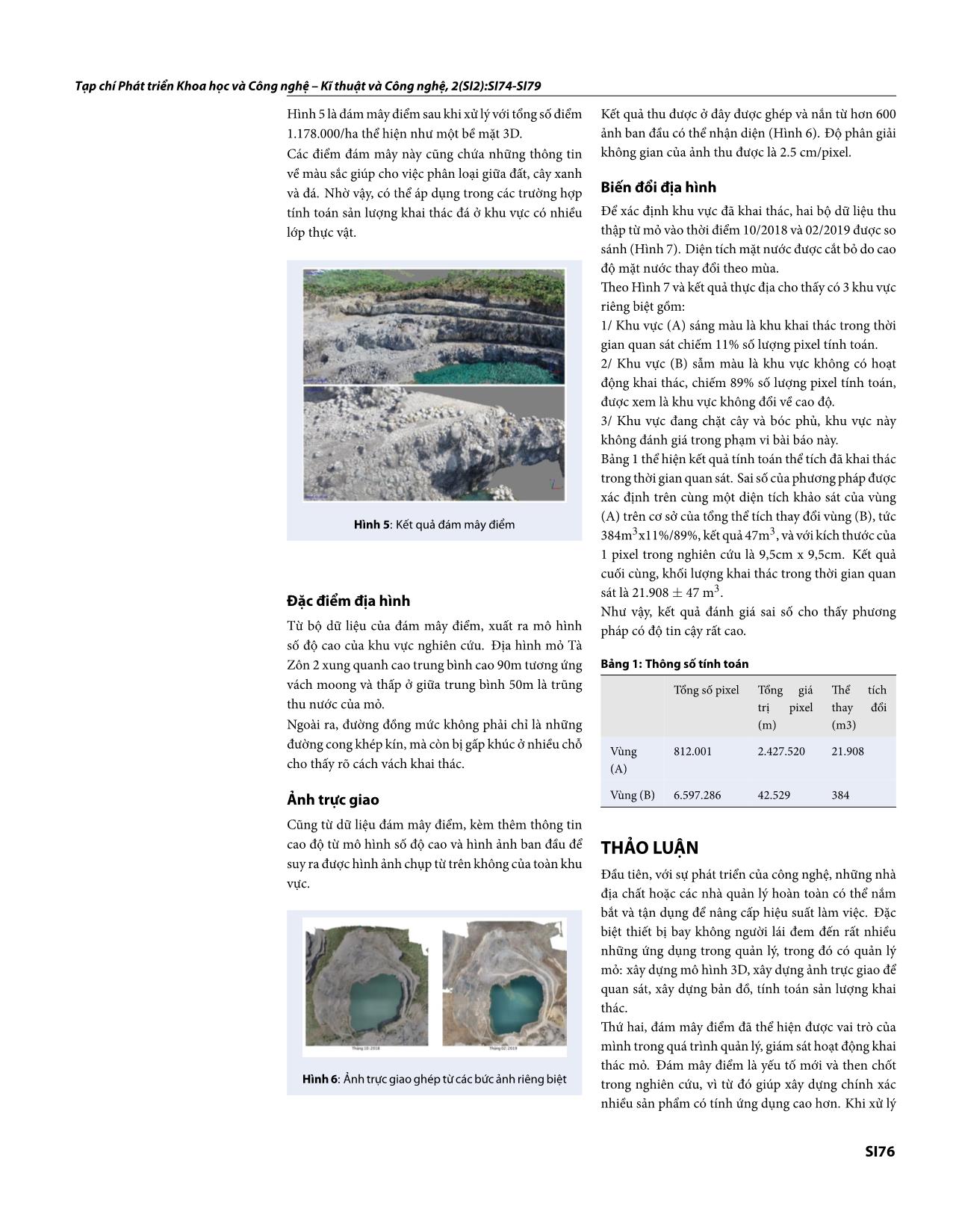 Quản lý hoạt động khai thác đá bằng thiết bị bay không người lái ở mỏ đá Tà Zôn 2 trang 3