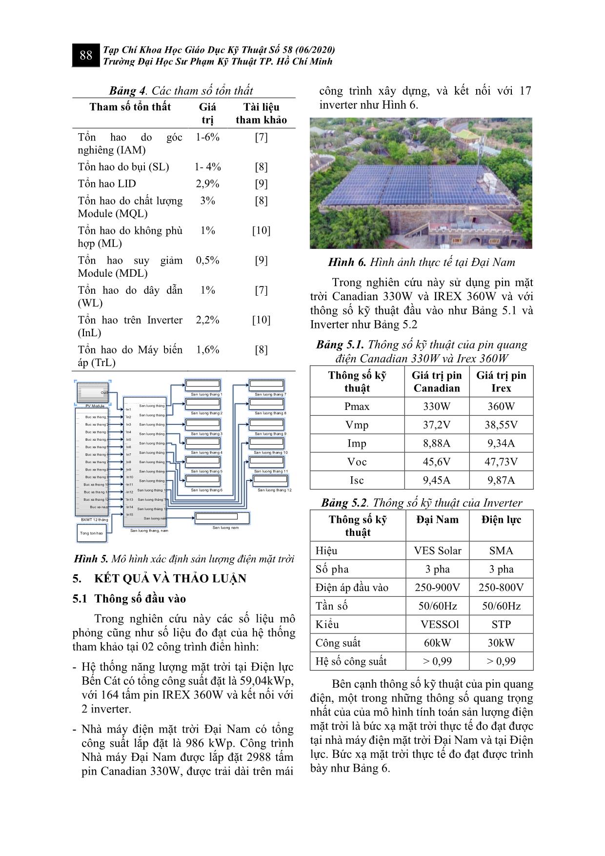 Xây dựng mô hình xác định sản lượng điện mặt trời trên mái nối lưới dựa trên môi trường Matlab/Simulink trang 5