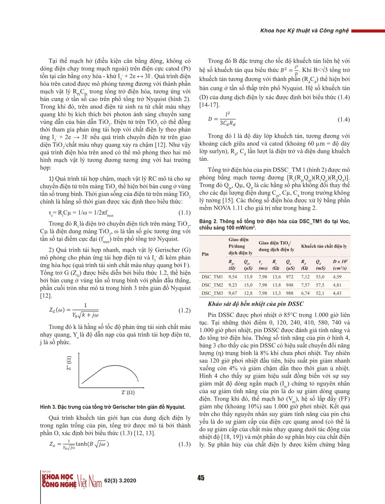 Chế tạo và khảo sát độ bền nhiệt của pin mặt trời chất màu nhạy quang trang 4