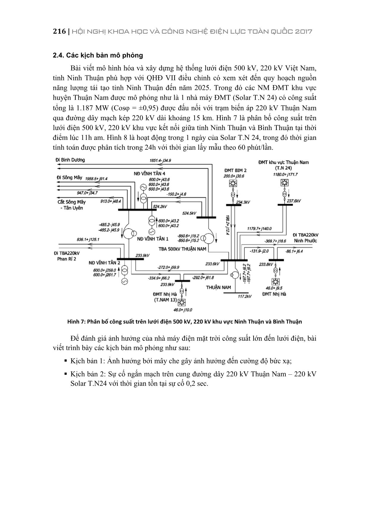 Ảnh hưởng của nhà máy điện mặt trời solar pv công suất lớn đối với hệ thống điện và giải pháp ngăn ngừa trang 7