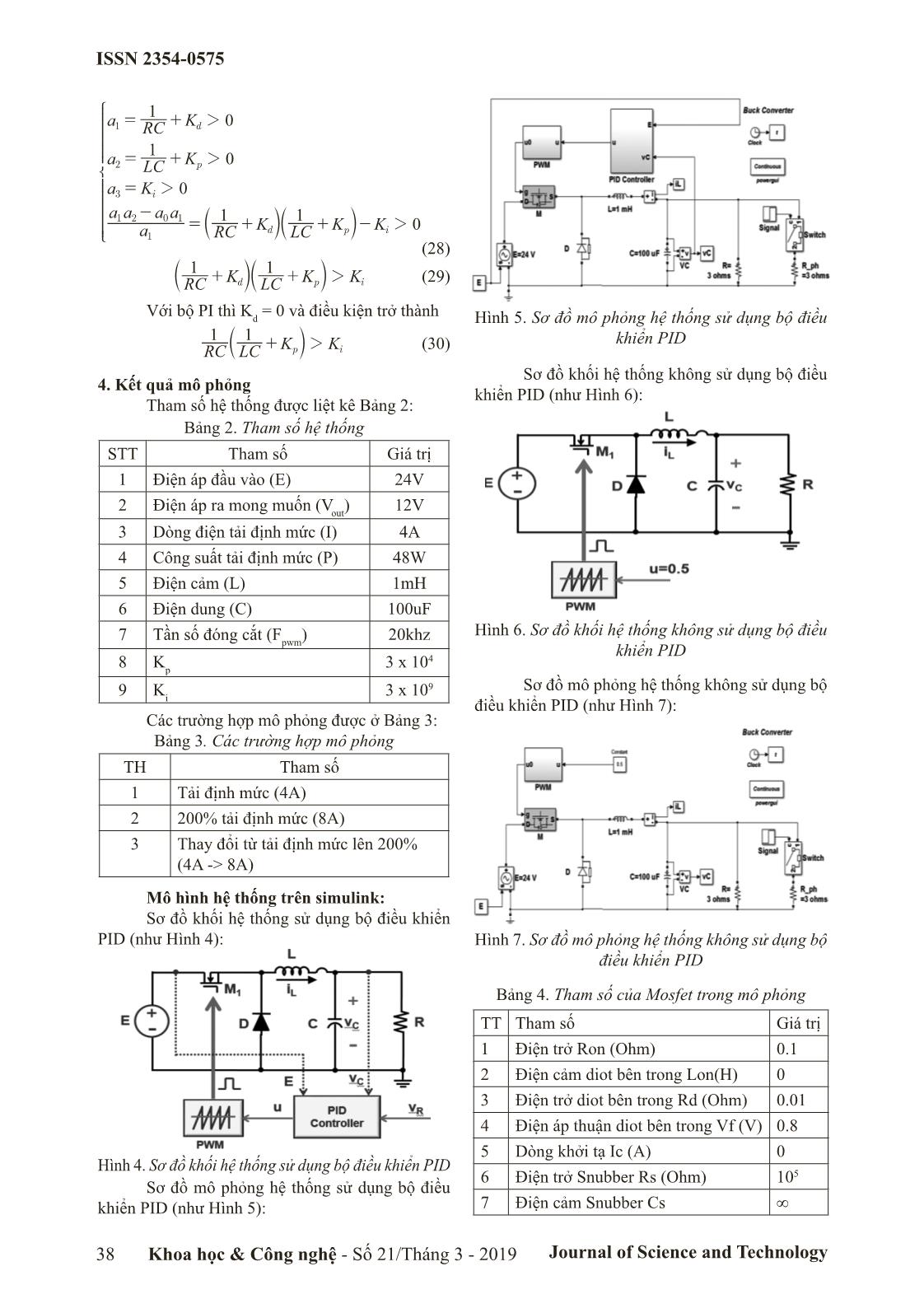 Thiết kế và mô phỏng bộ điều khiển pi ổn định điện áp cho bộ biến đổi DC-DC giảm áp trang 3
