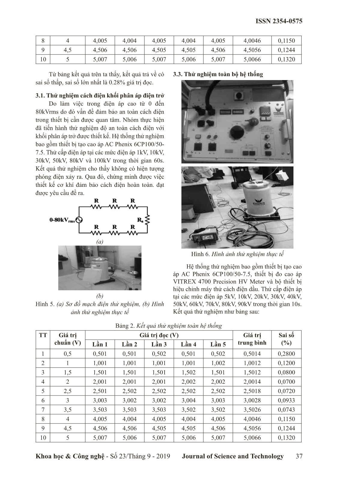 Nghiên cứu, thiết kế và chế tạo thiết bị đo, hiệu chuẩn máy thử cách điện dầu trang 4
