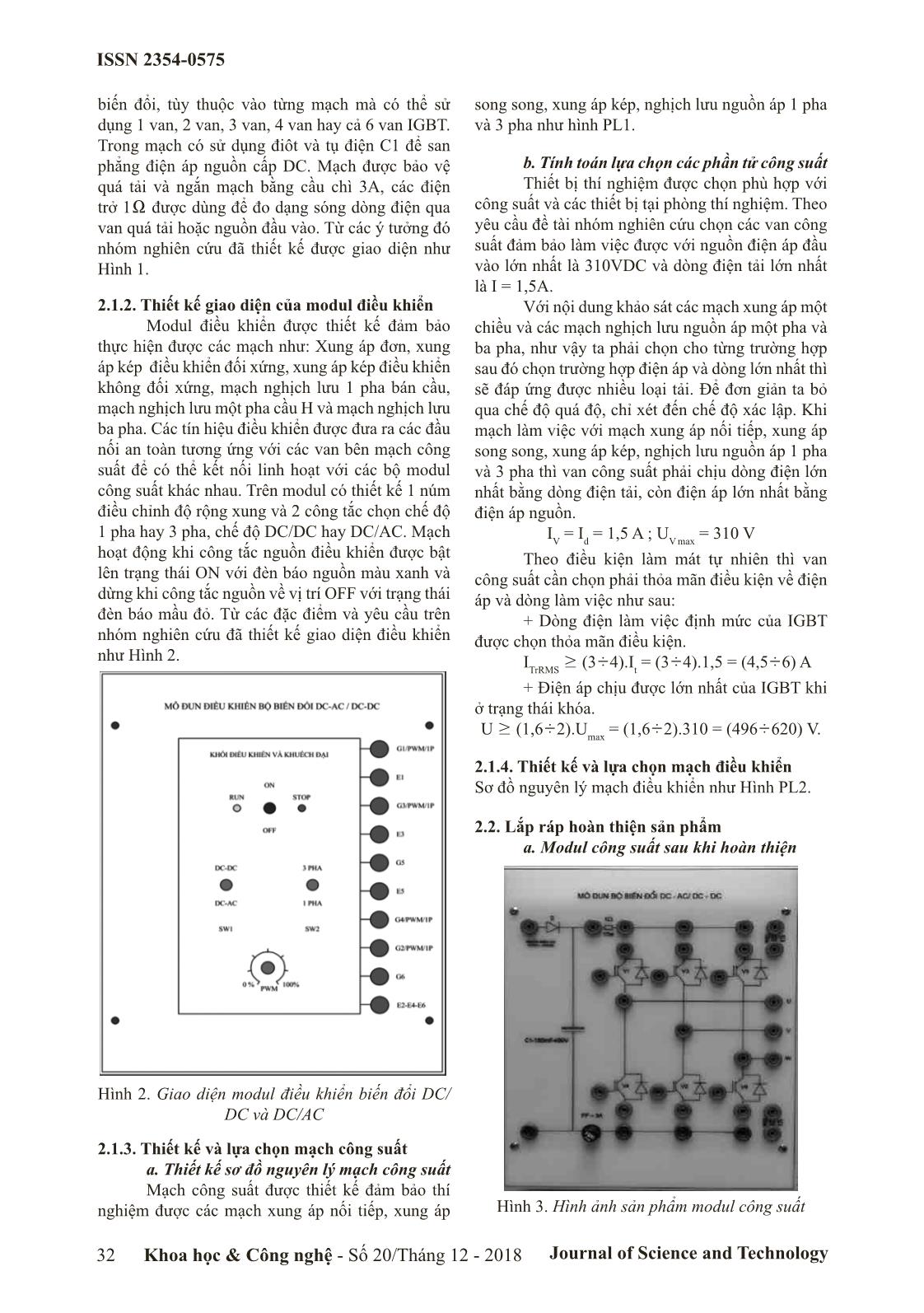 Nghiên cứu, chế tạo bộ biến đổi DC-DC và DC-AC dùng trong thí nghiệm trang 2