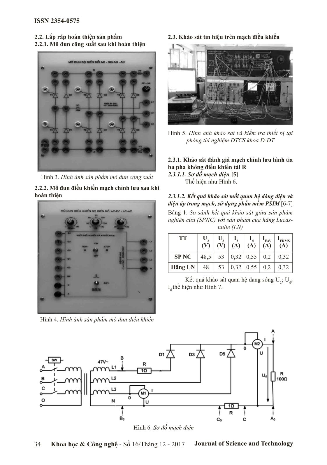 Nghiên cứu, chế tạo thiết bị thí nghiệm các mạch chỉnh lưu không và có điều khiển với mạch một pha và ba pha trang 4