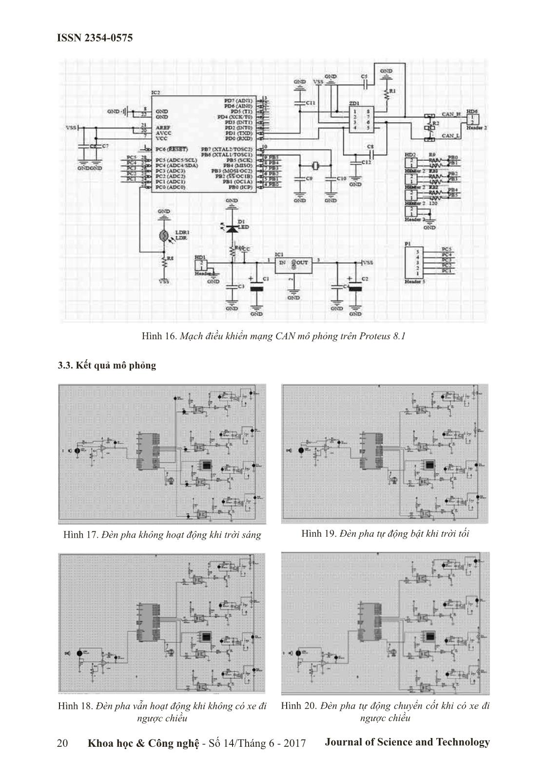 Nghiên cứu mô phỏng mạch thiết kế điều khiển đèn pha ô tô bằng mạng can sử dụng phần mềm proteus 8.1 trang 5