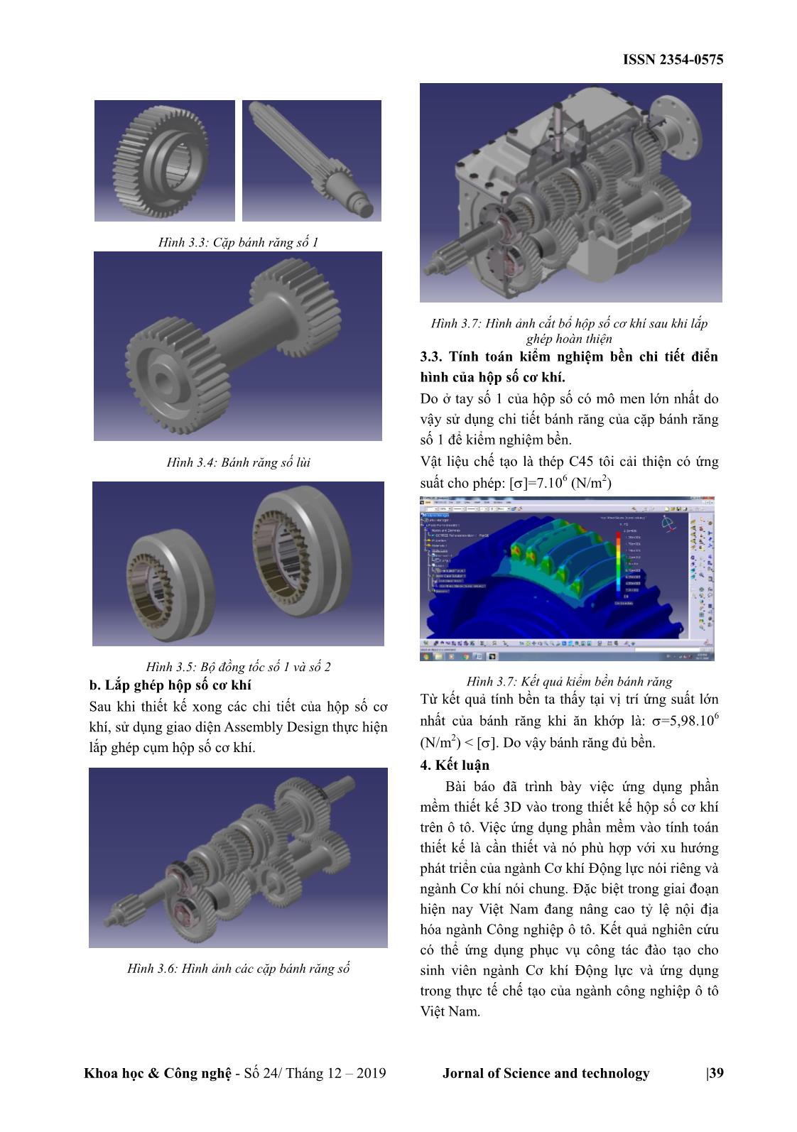 Ứng dụng phần mềm Catia V5 thiết kế hộp số cơ khí trên ô tô trang 4