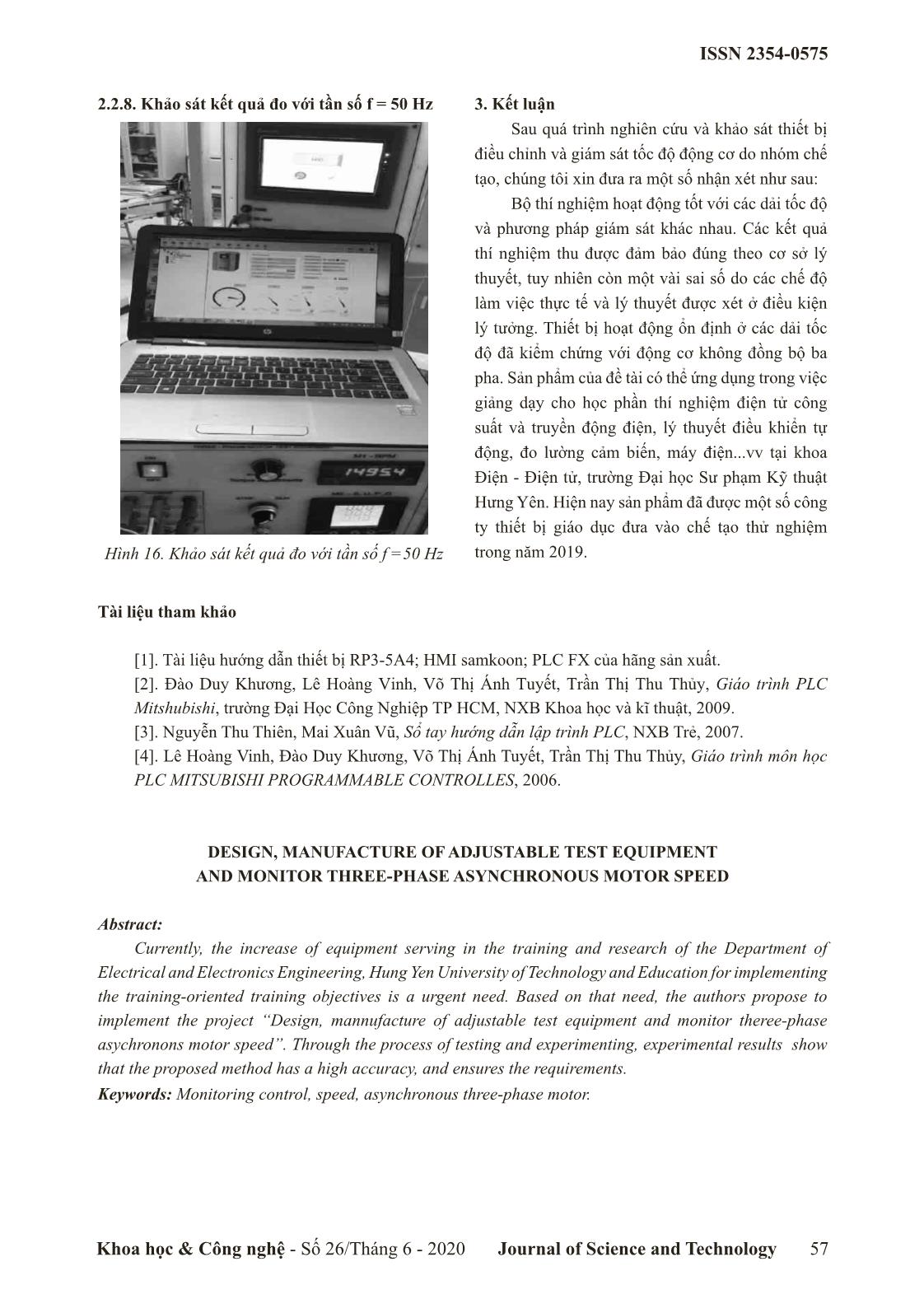 Thiết kế, chế tạo thiết bị thí nghiệm điều chỉnh và giám sát tốc độ động cơ không đồng bộ ba pha trang 6