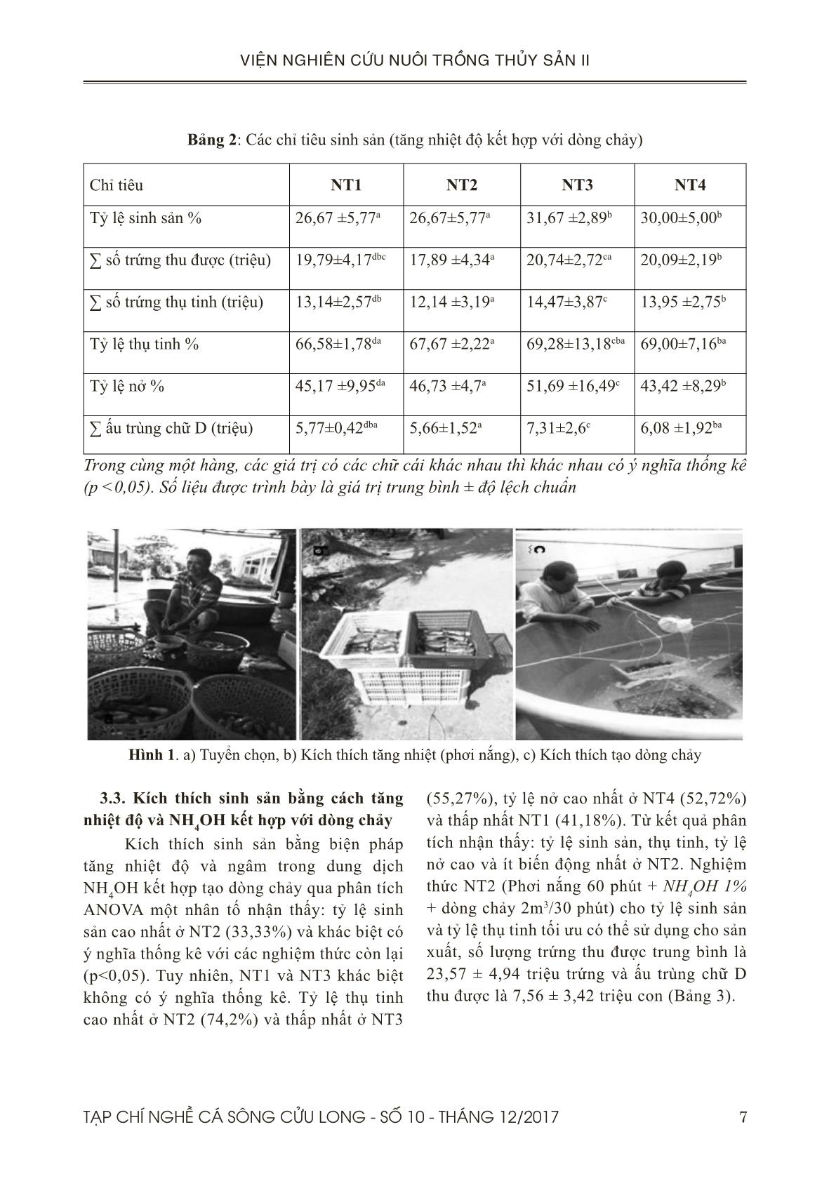 Tạp chí Nghề cá sông Cửu Long - Số 10 - Tháng 12/2017 trang 7