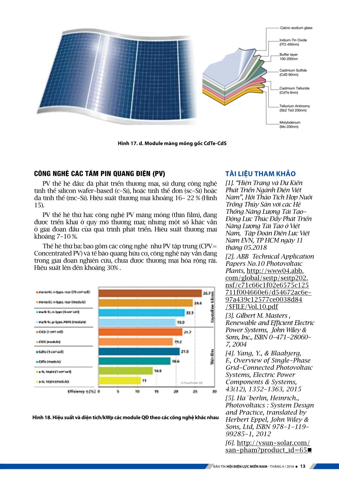 Kỹ thuật hệ thống điện mặt trời với công nghệ quang điện trang 9