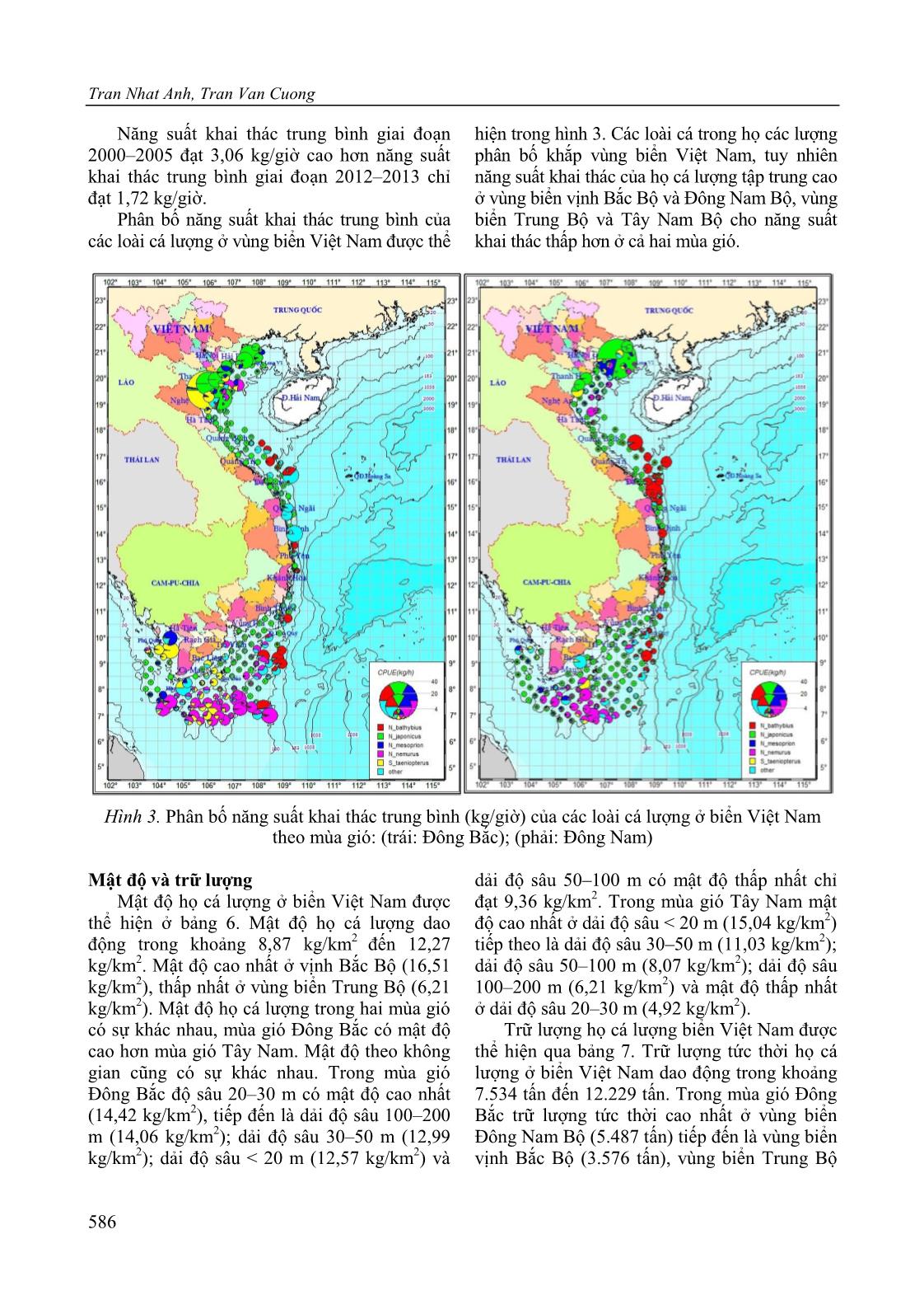 Threadfin bream (Nemipteridae) resources in the sea of Vietnam based on the bottom trawl surveys trang 8