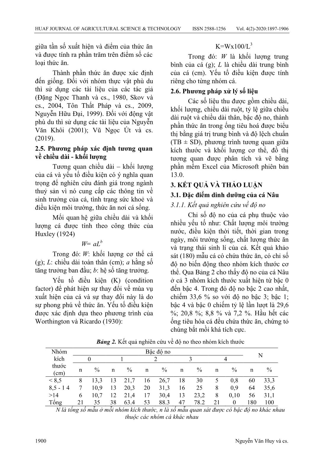 Đặc điểm dinh dưỡng và sinh trưởng của cá nâu Scatophagus argus (Linnaeus, 1776) phân bố ở đầm phá Tam Giang trang 4