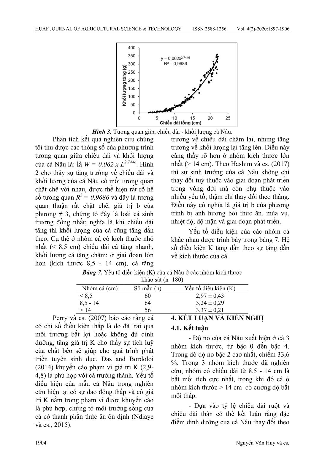 Đặc điểm dinh dưỡng và sinh trưởng của cá nâu Scatophagus argus (Linnaeus, 1776) phân bố ở đầm phá Tam Giang trang 8