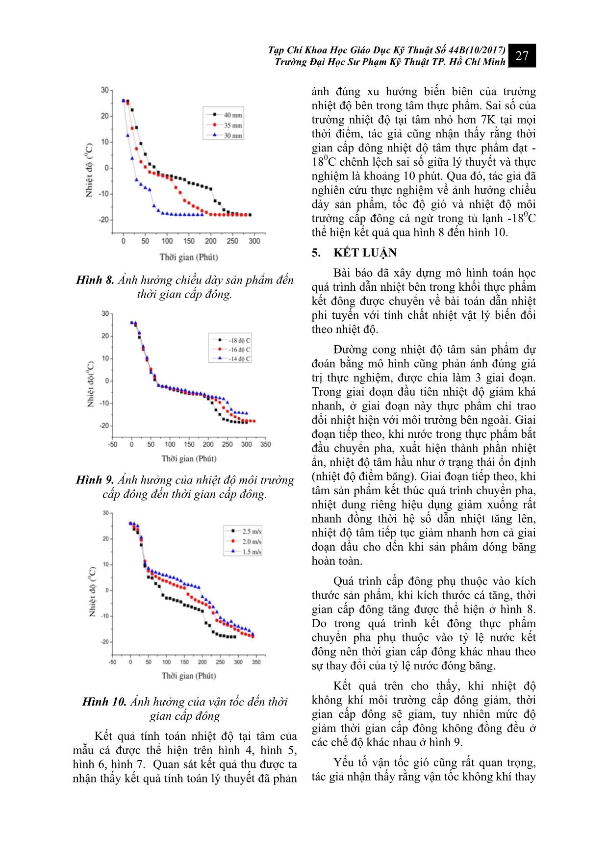 Mô phỏng quá trình truyền nhiệt cấp đông cá ngừ trong tủ lạnh 3 sao (-180C) trang 5