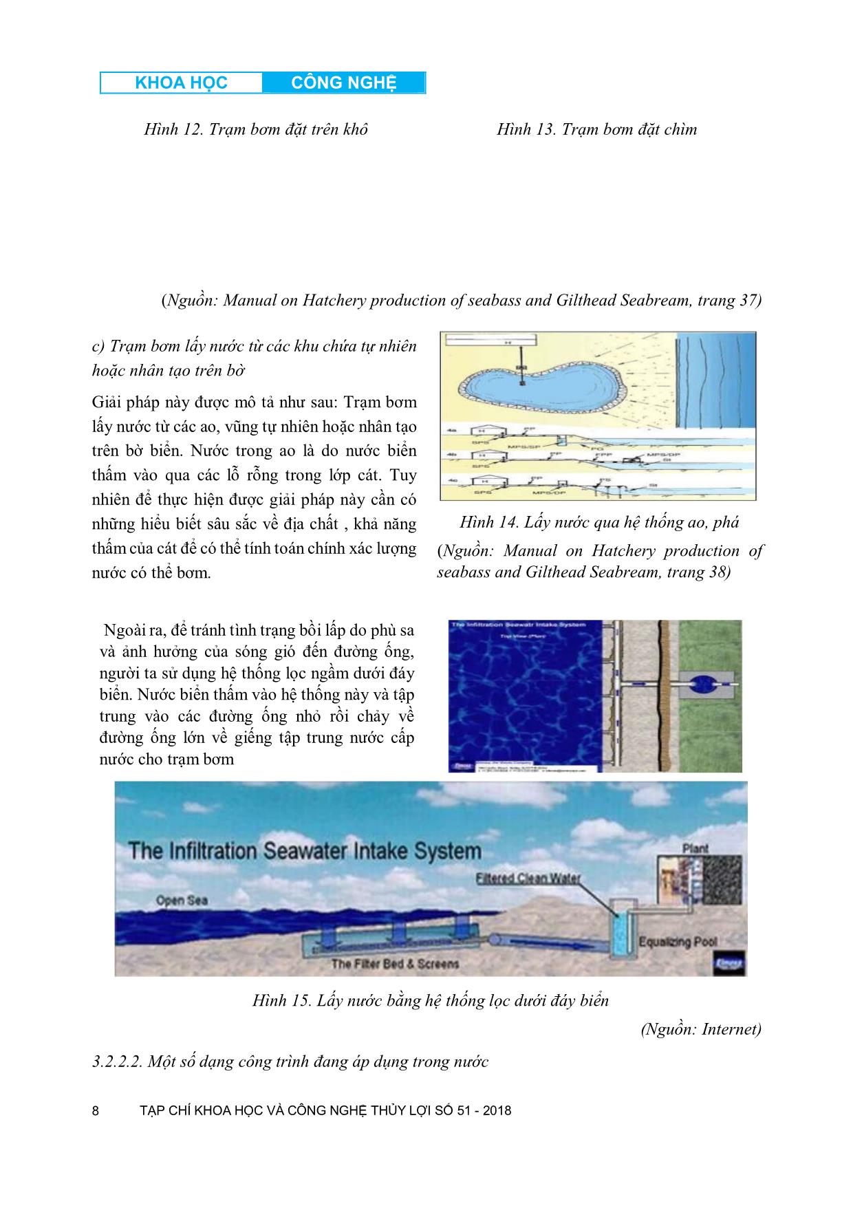 Thực trạng và định hướng giải pháp cấp nước biển phục vụ nuôi trổng thủy sản vùng ven biển Nam Trung Bộ trang 8