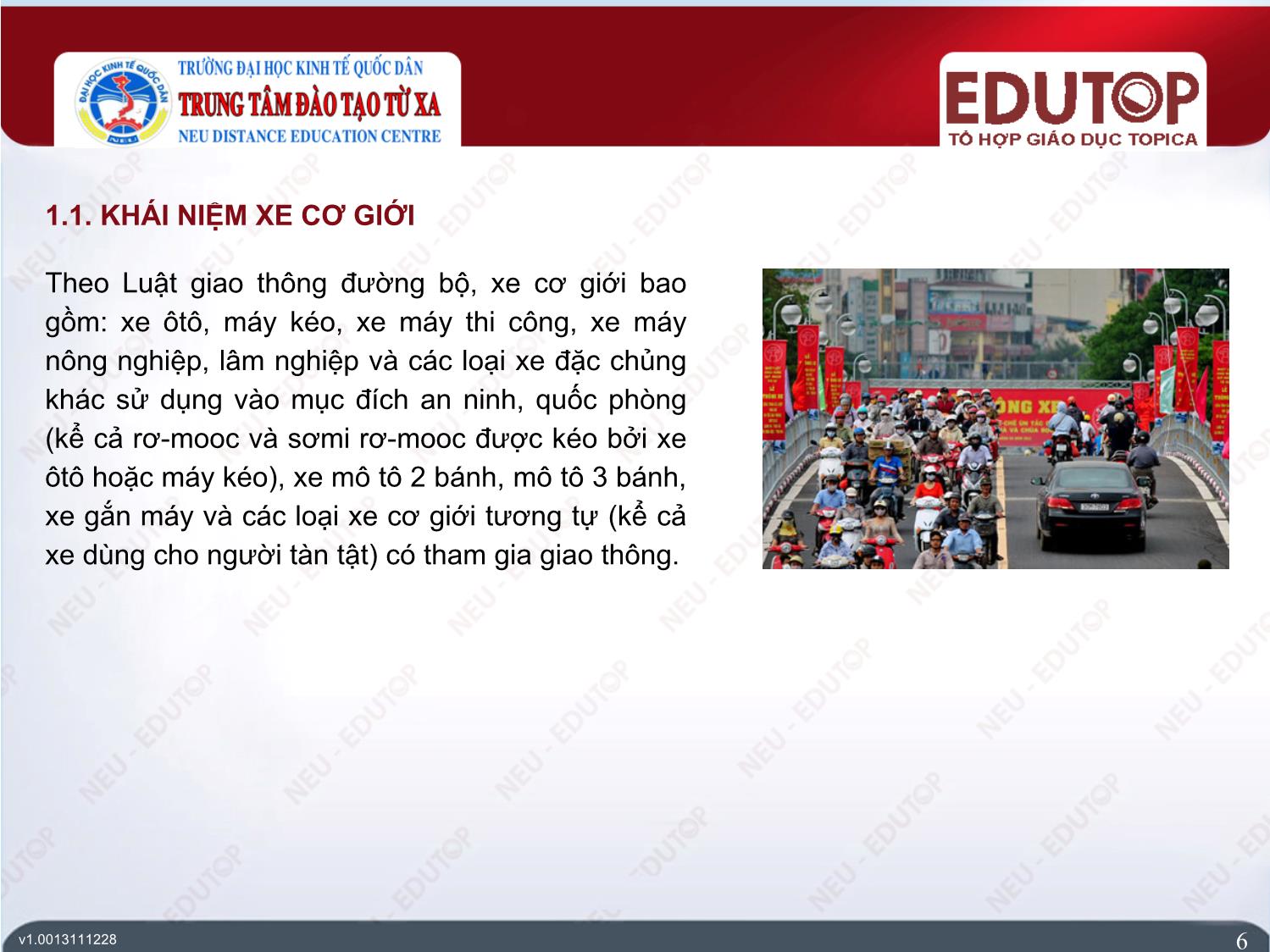 Bài giảng Bảo hiểm thương mại - Bài 3, Phần 1: Bảo hiểm xe cơ giới - Nguyễn Thị Lệ Huyền trang 6