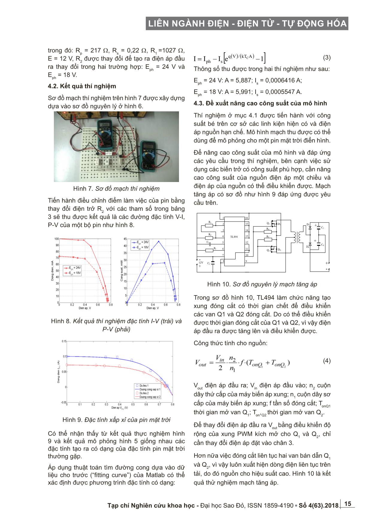 Nghiên cứu và phát triển mô hình vật lý của pin mặt trời trang 4
