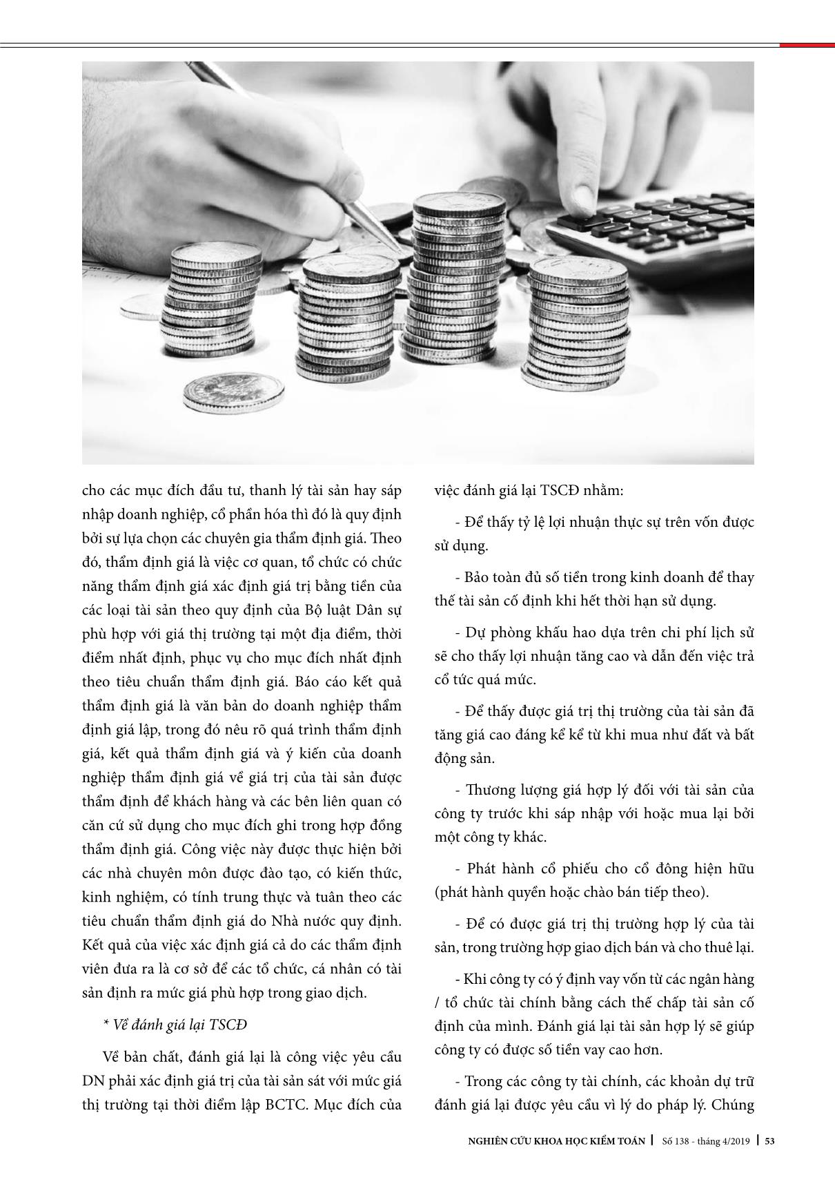 Các khái niệm về xác định giá trị tài sản trong kế toán trang 9