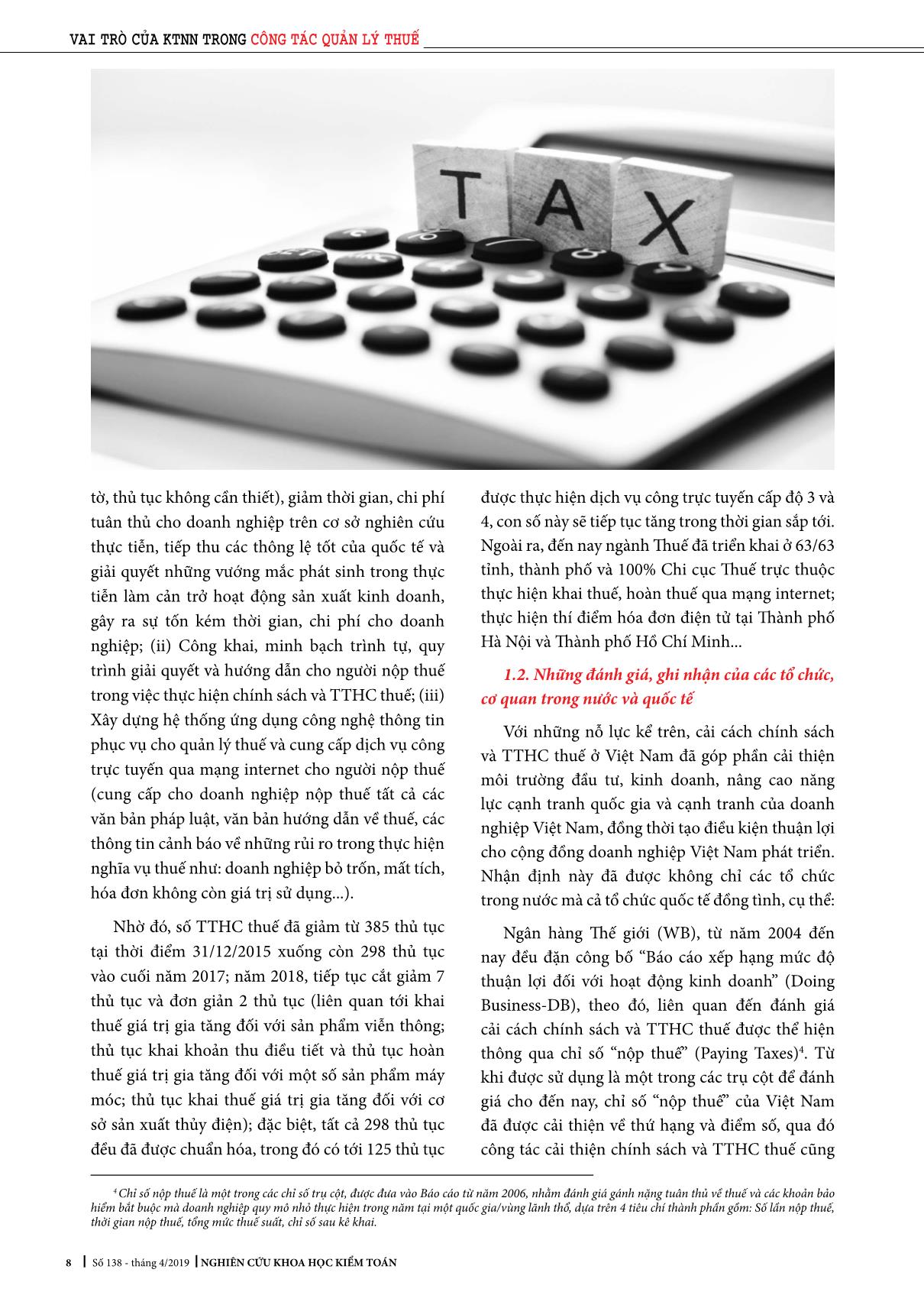 Những khó khăn, vướng mắc của doanh nghiệp về các chính sách và thủ tục hành chính thuế - Thực trạng và giải pháp trang 2