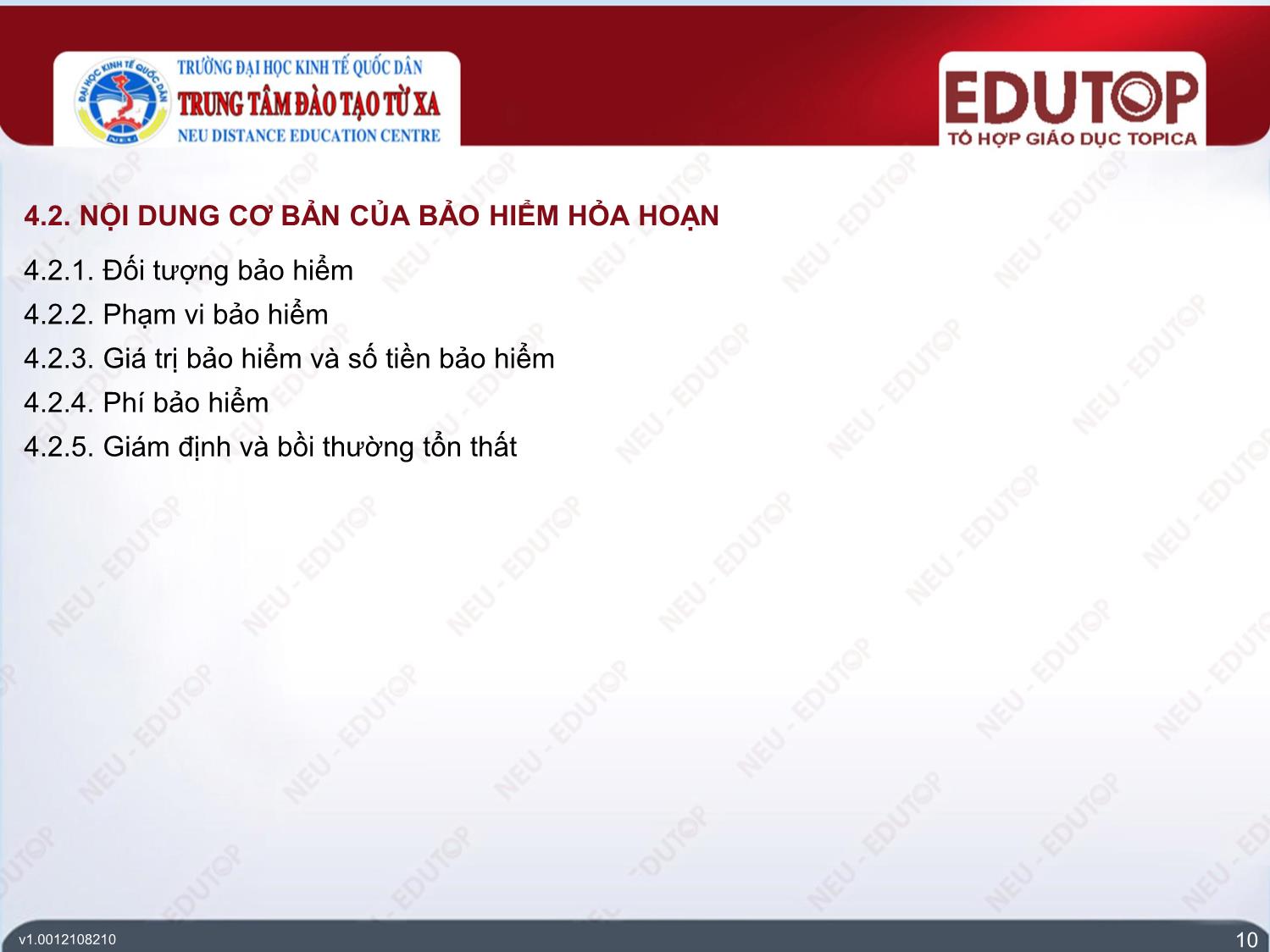 Bài giảng Quản trị kinh doanh bảo hiểm - Bài 3, Phần 2: Sản phẩm bảo hiểm thương mại dành cho doanh nghiệp - Bùi Quỳnh Anh trang 10