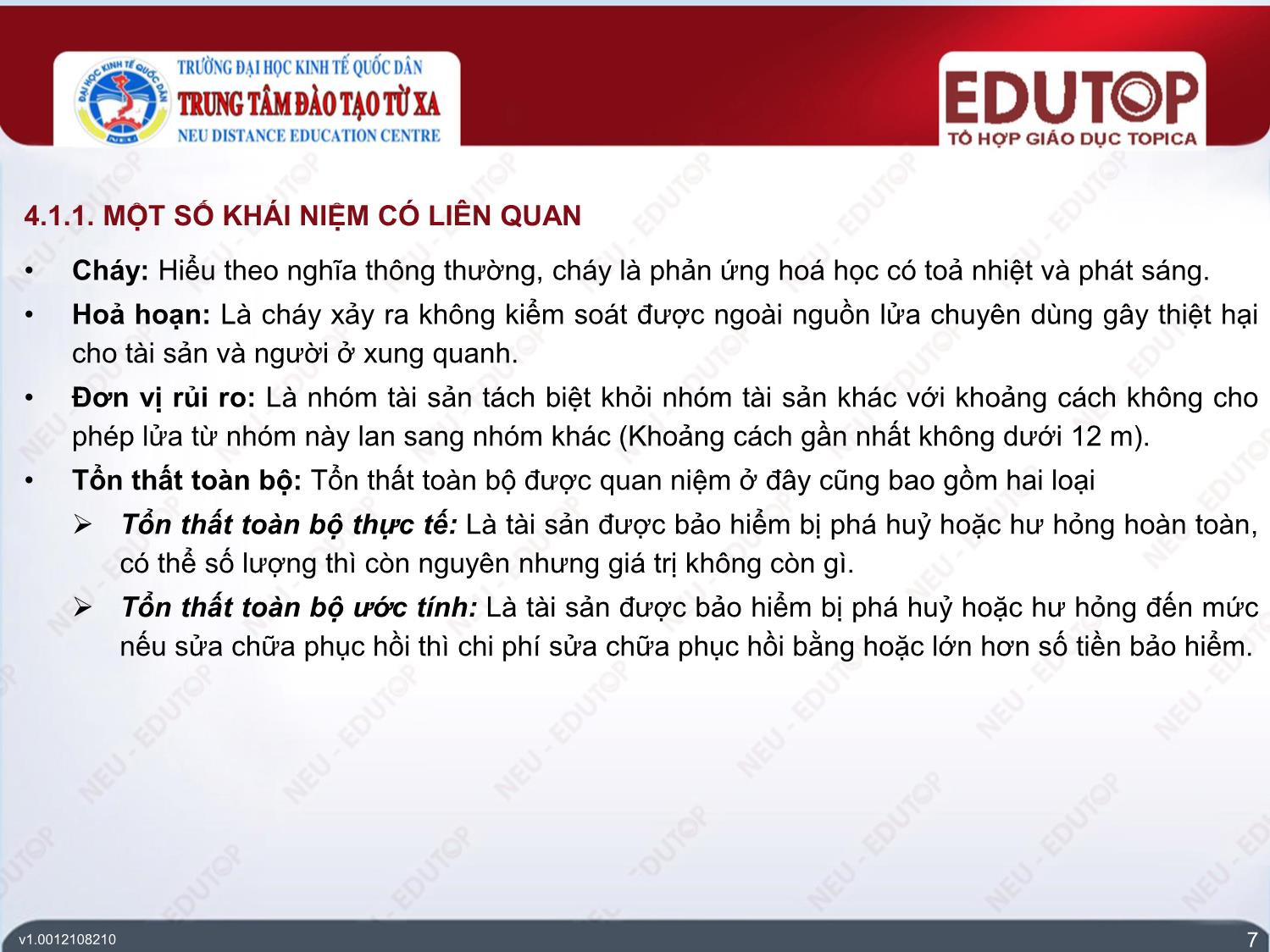 Bài giảng Quản trị kinh doanh bảo hiểm - Bài 3, Phần 2: Sản phẩm bảo hiểm thương mại dành cho doanh nghiệp - Bùi Quỳnh Anh trang 7