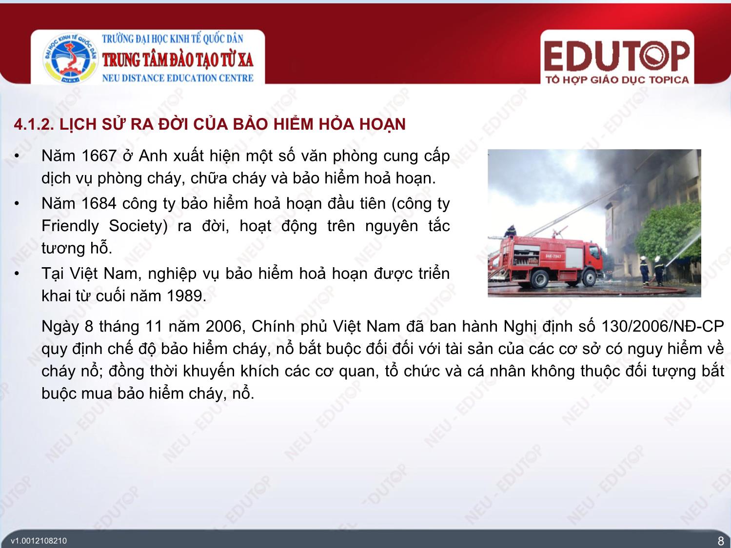 Bài giảng Quản trị kinh doanh bảo hiểm - Bài 3, Phần 2: Sản phẩm bảo hiểm thương mại dành cho doanh nghiệp - Bùi Quỳnh Anh trang 8