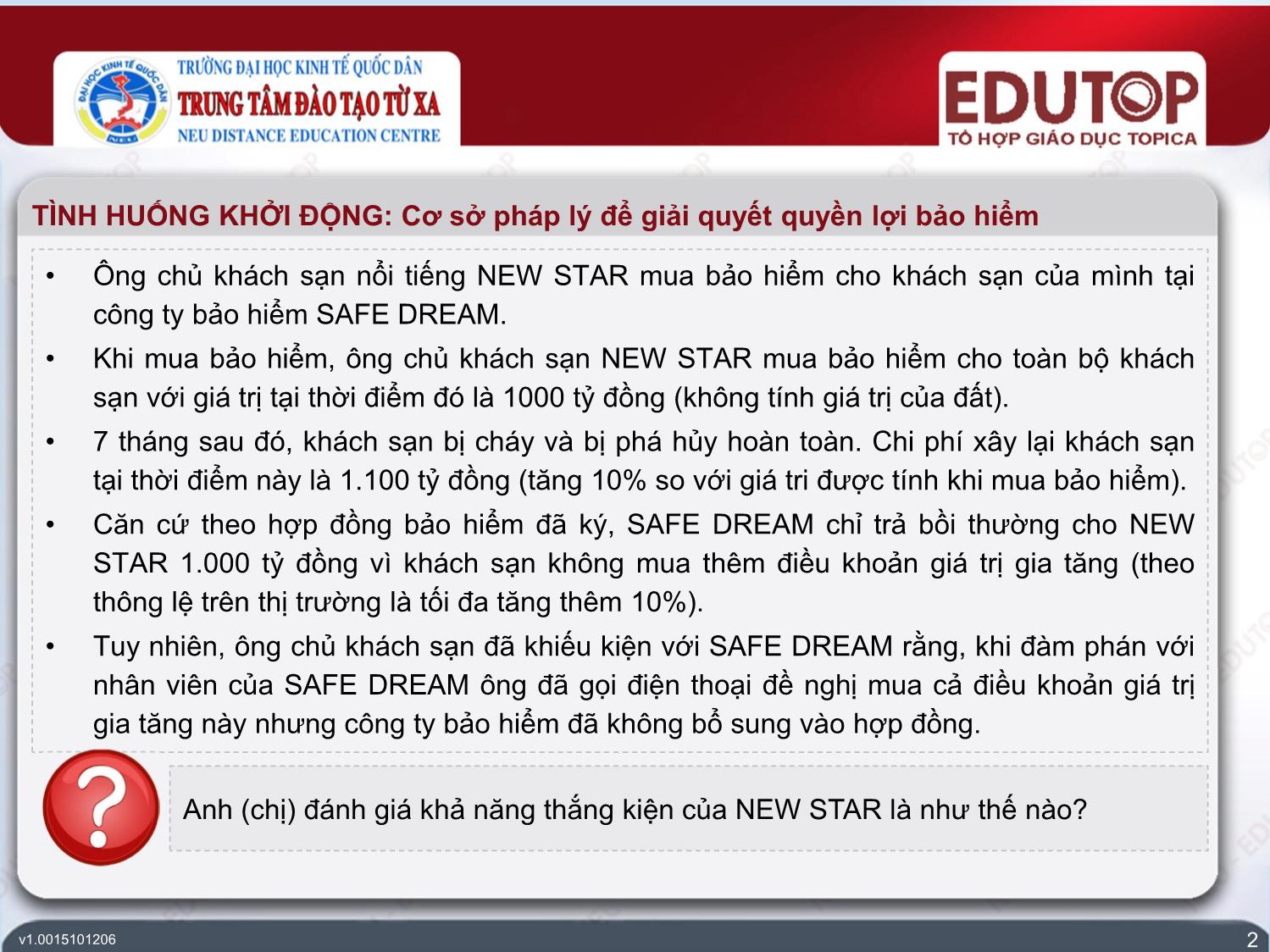 Bài giảng Quản trị kinh doanh bảo hiểm - Bài 4: Hợp đồng bảo hiểm trang 2